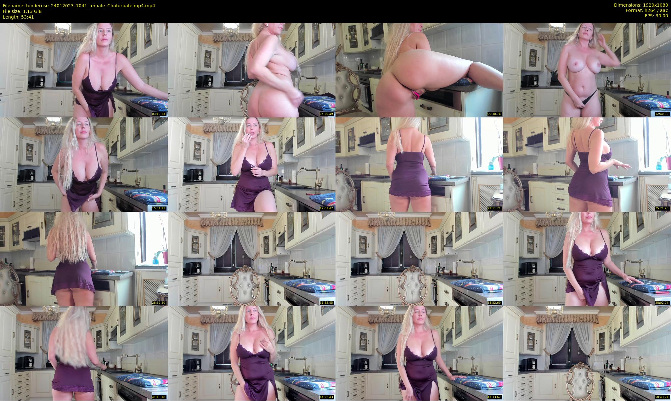 tunderose — 54 minute Chaturbate female cam show recording, 1080p, Jan 24, 2023