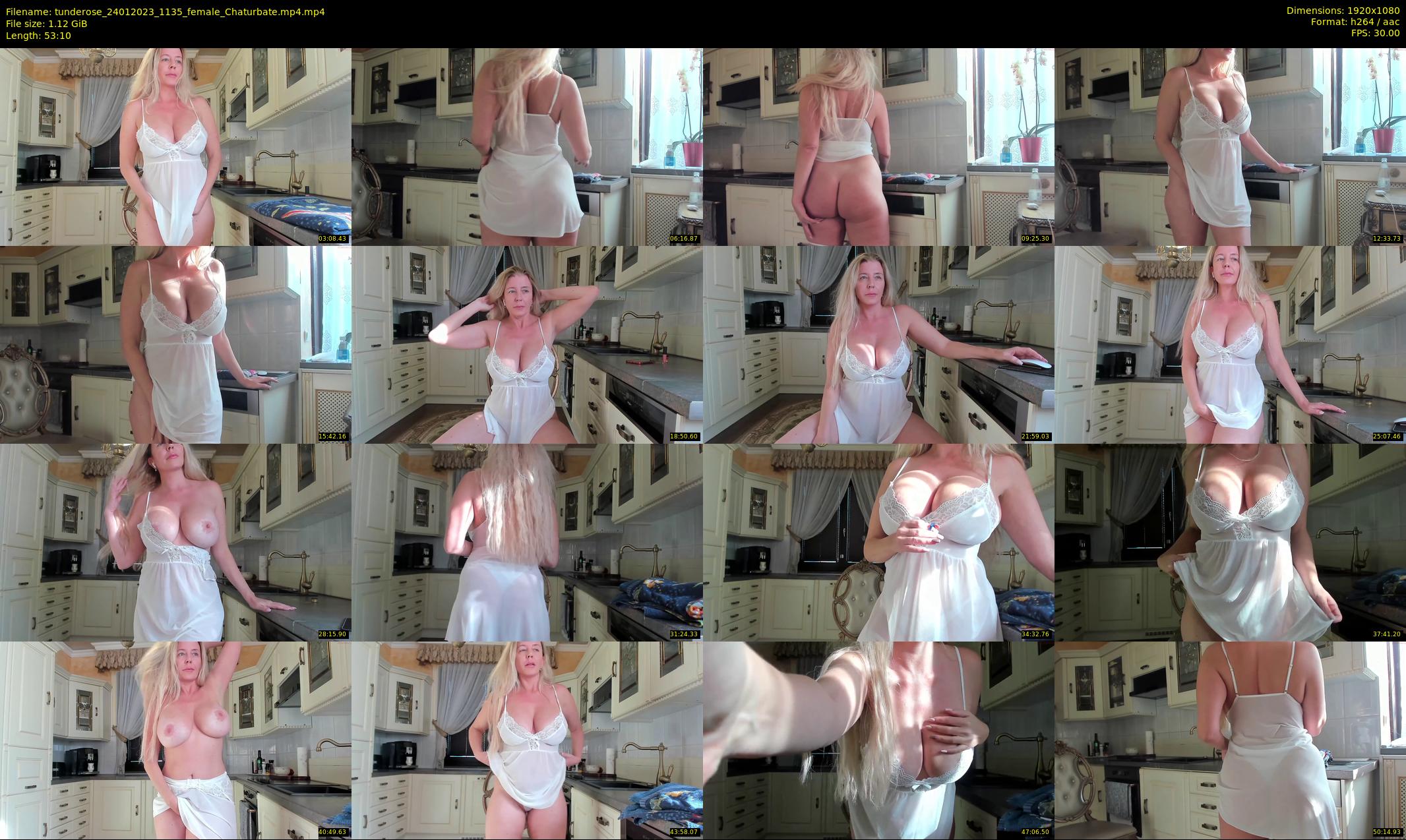 tunderose — 54 minute Chaturbate female cam show recording, 1080p, Jan 24, 2023