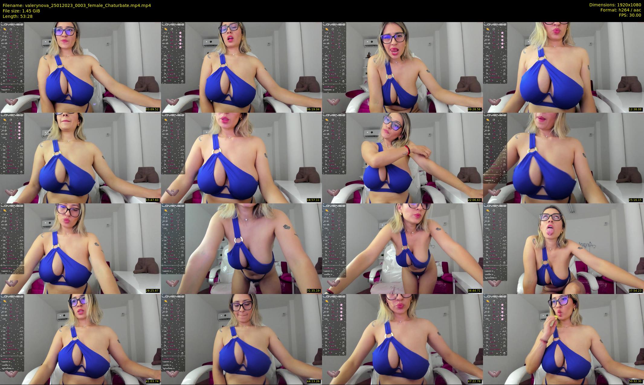 valerynova — 54 minute Chaturbate female cam show recording, 1080p, Jan 25, 2023