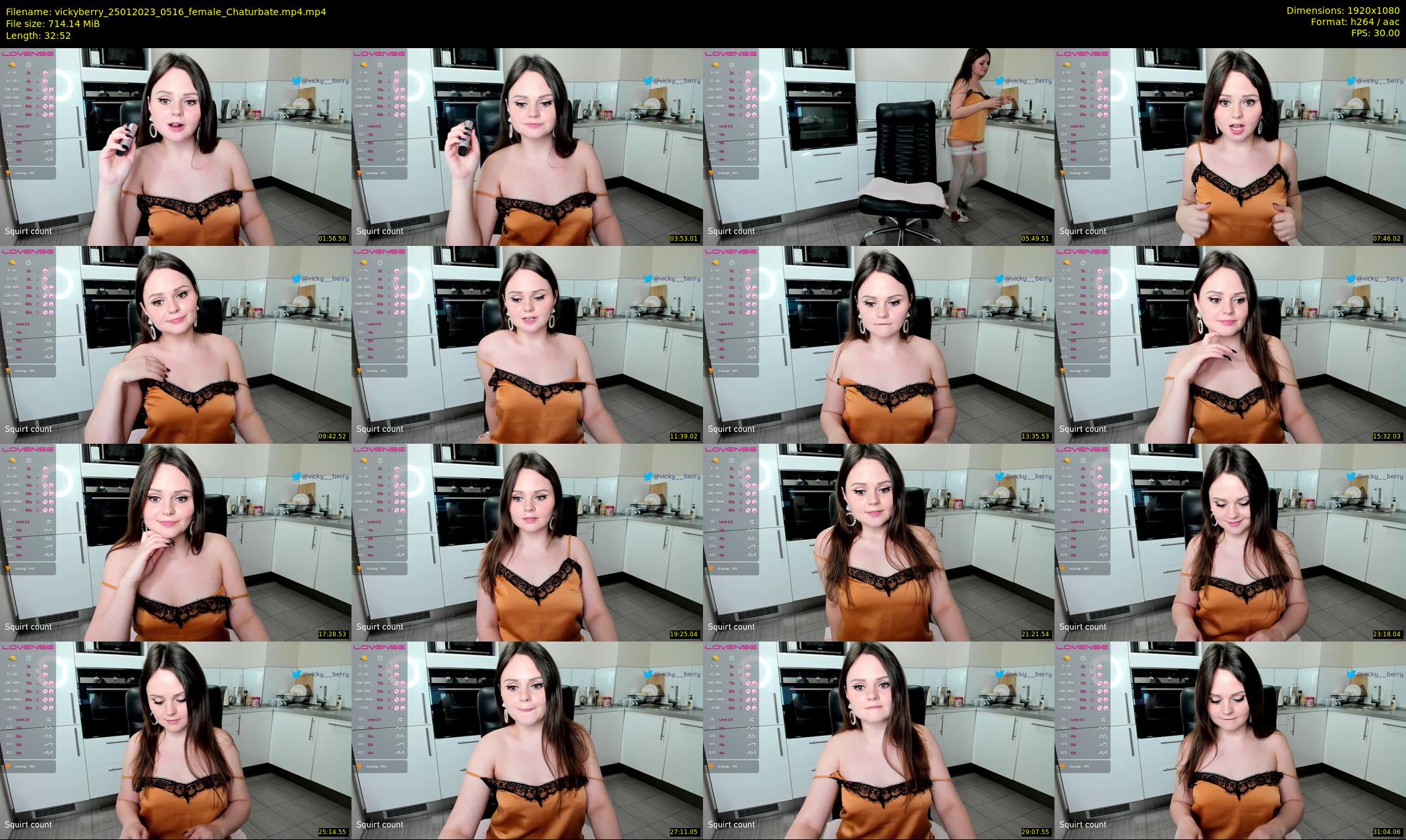 vickyberry — 33 minute Chaturbate female cam show recording, 1080p, Jan 25, 2023