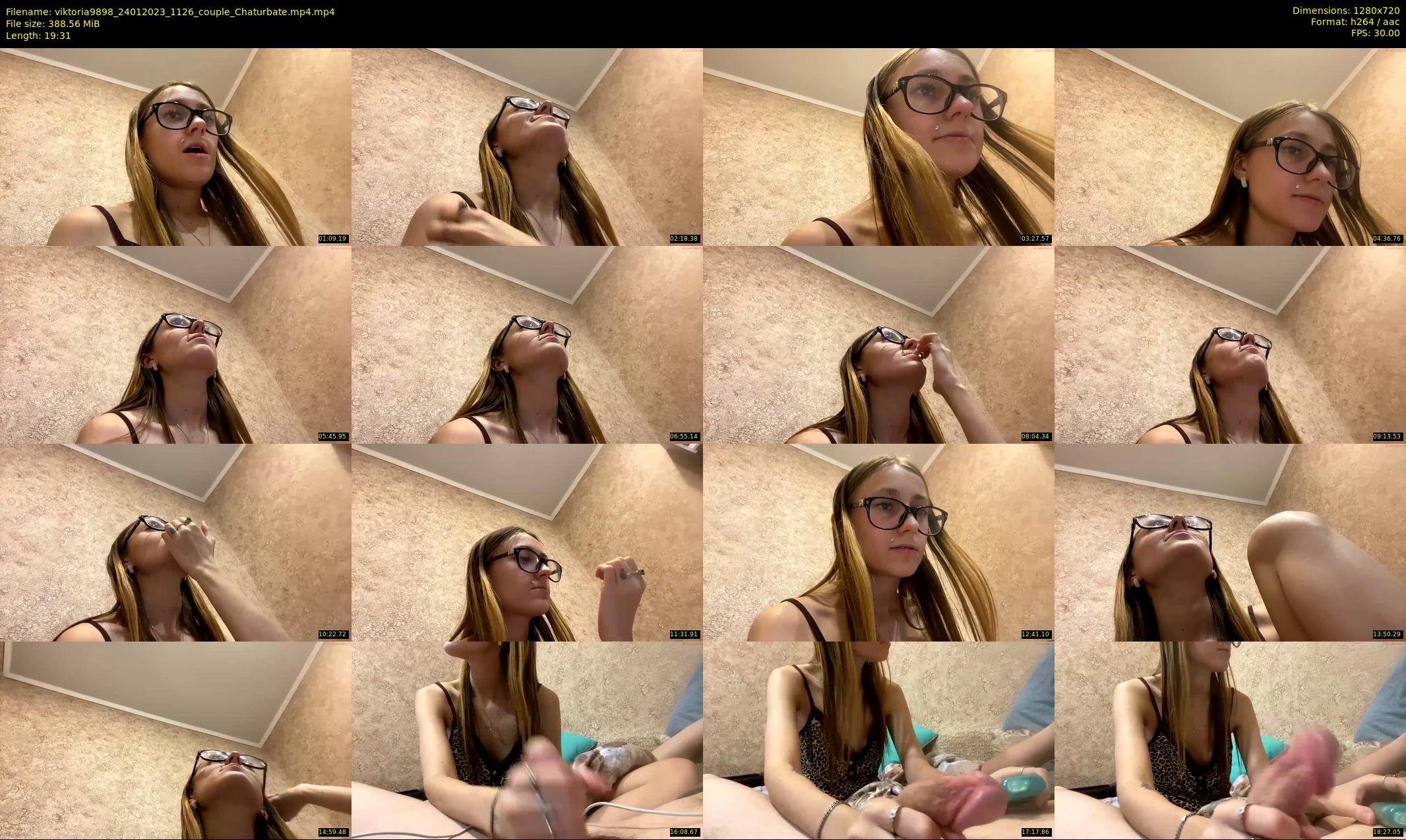 viktoria9898 — 20 minute Chaturbate couple cam show recording, 720p, Jan 24, 2023