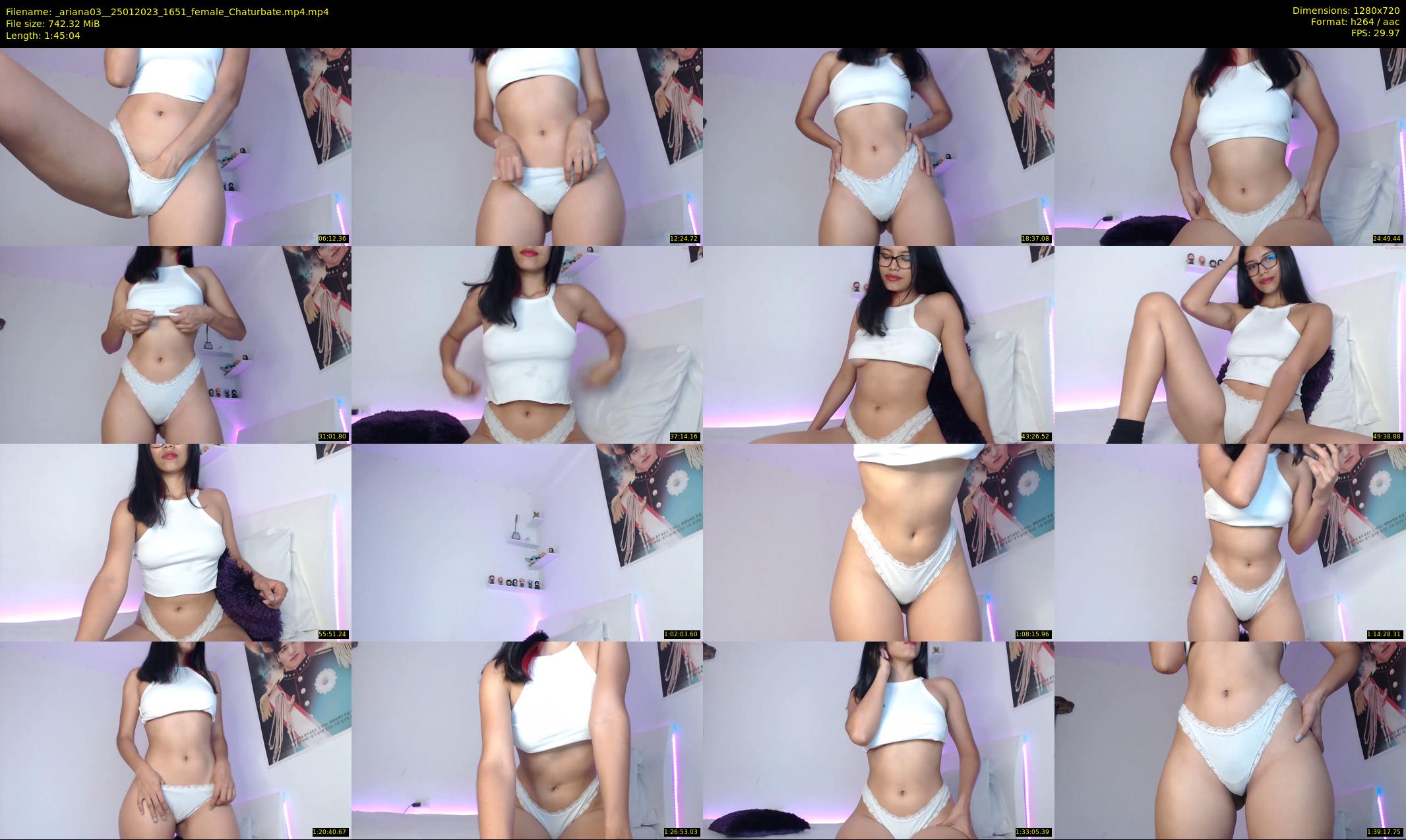 _ariana03_ — 106 minute Chaturbate female cam show recording, 720p, Jan 25, 2023