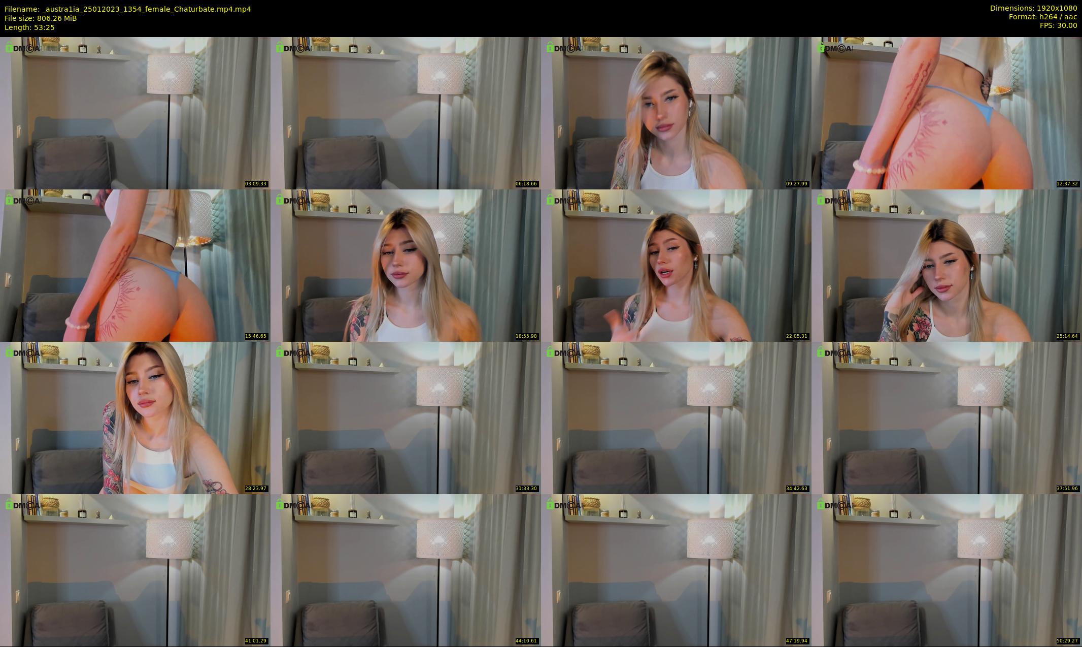 _austra1ia — 54 minute Chaturbate female cam show recording, 1080p, Jan 25, 2023