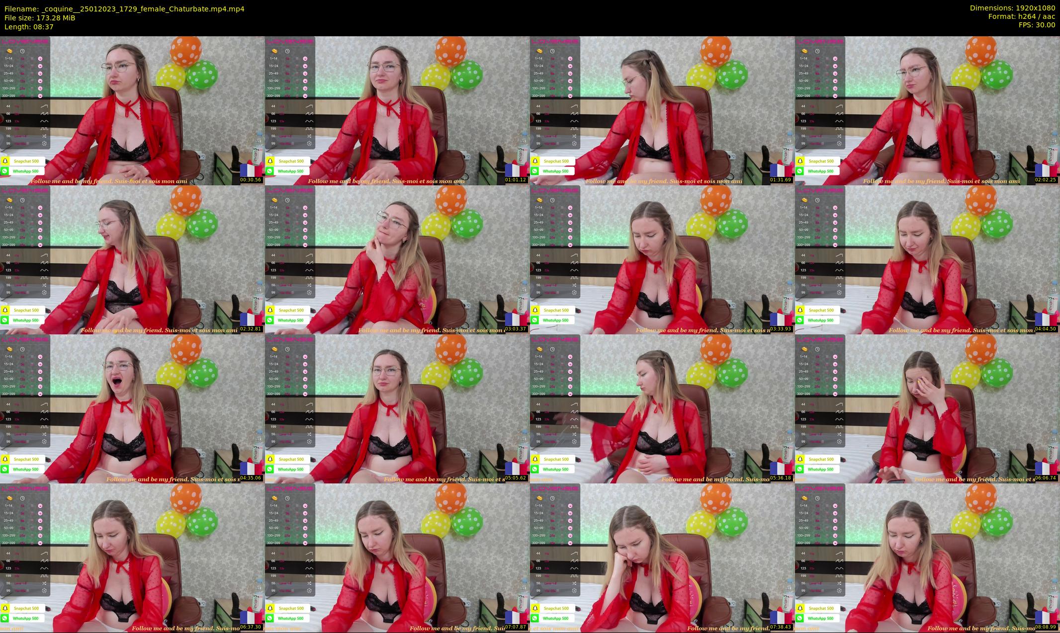 _coquine_ — 9 minute Chaturbate female cam show recording, 1080p, Jan 25, 2023