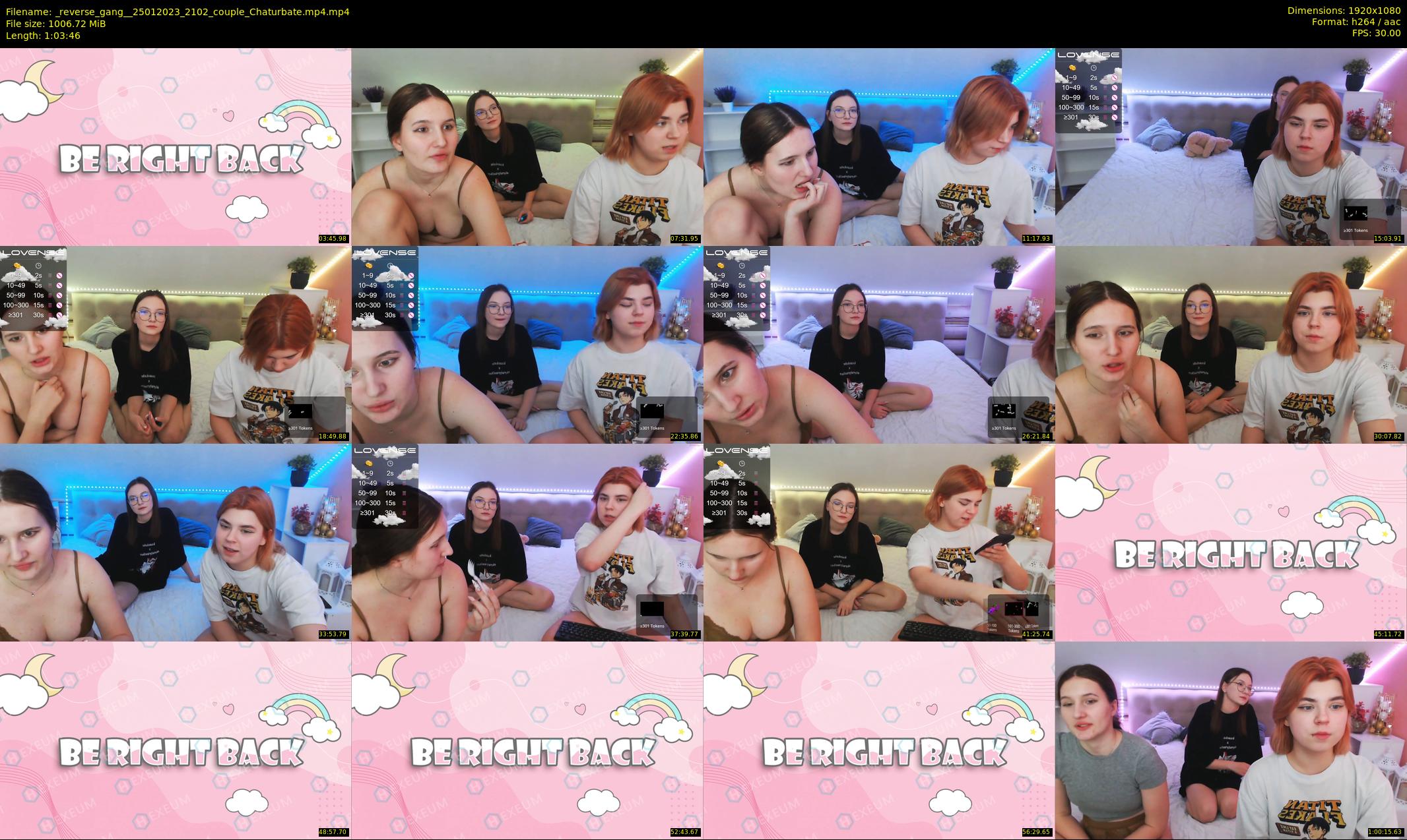 _reverse_gang_ — 64 minute Chaturbate couple cam show recording, 1080p, Jan 25, 2023