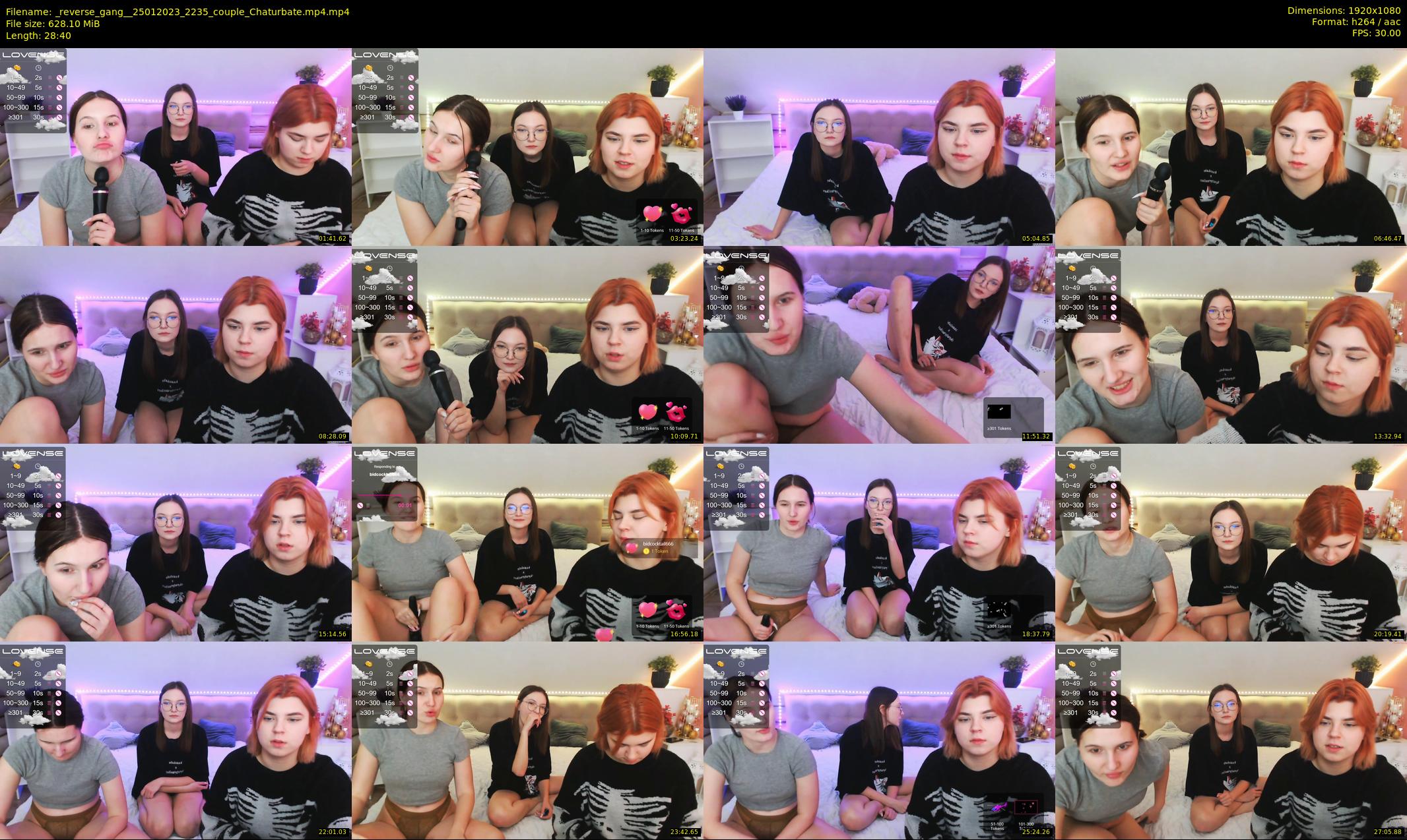 _reverse_gang_ — 29 minute Chaturbate couple cam show recording, 1080p, Jan 25, 2023