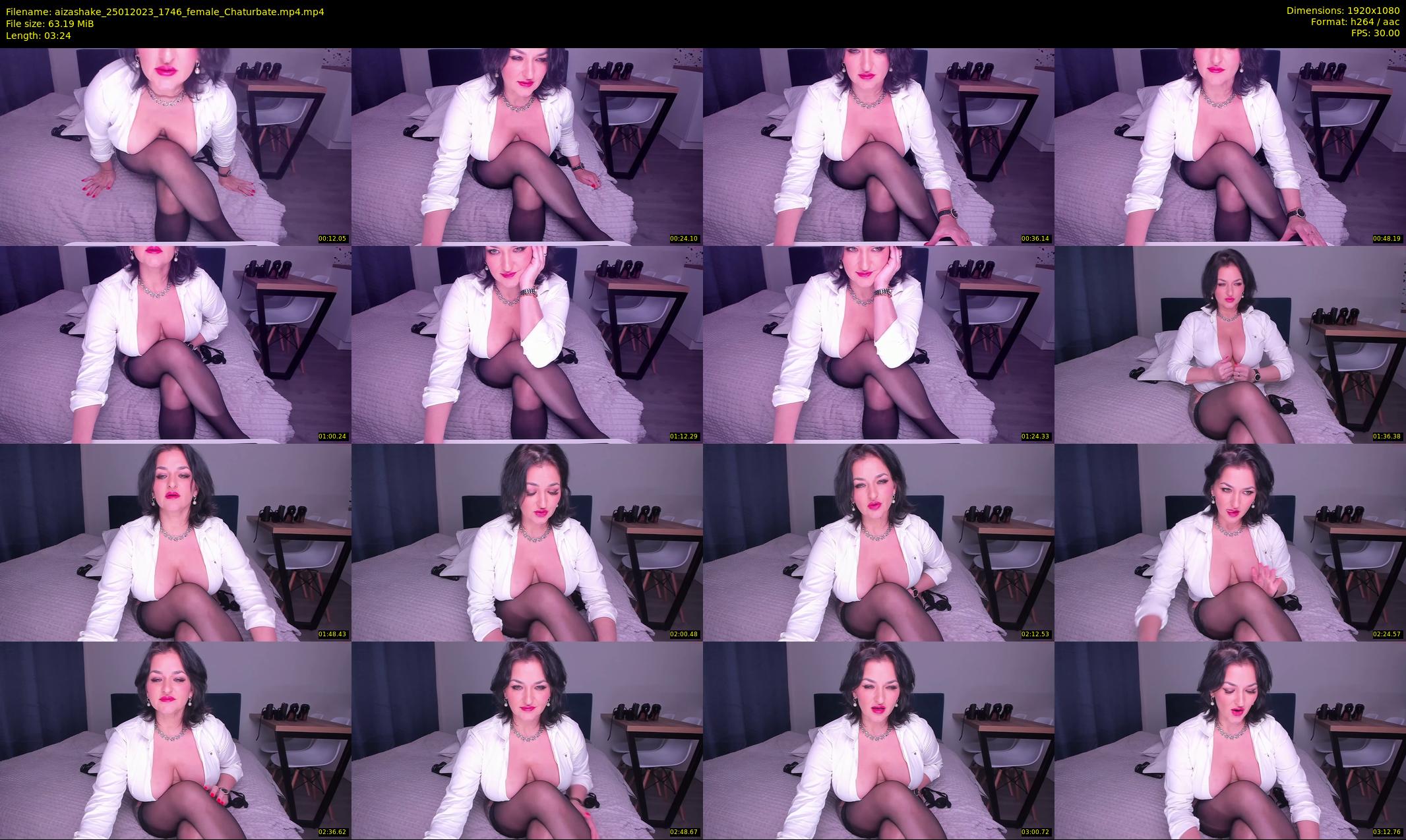 aizashake — 4 minute Chaturbate female cam show recording, 1080p, Jan 25, 2023