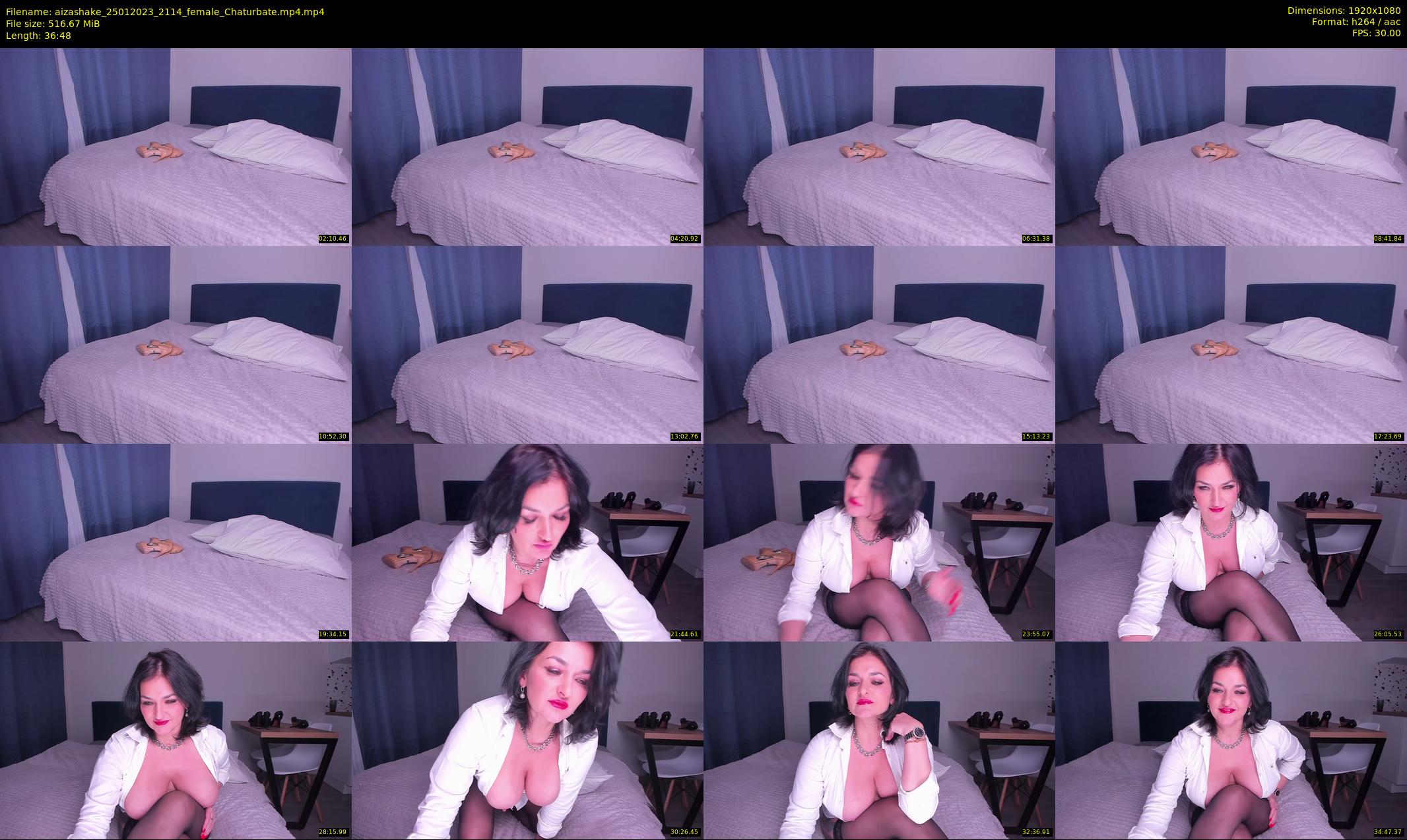 aizashake — 37 minute Chaturbate female cam show recording, 1080p, Jan 25, 2023