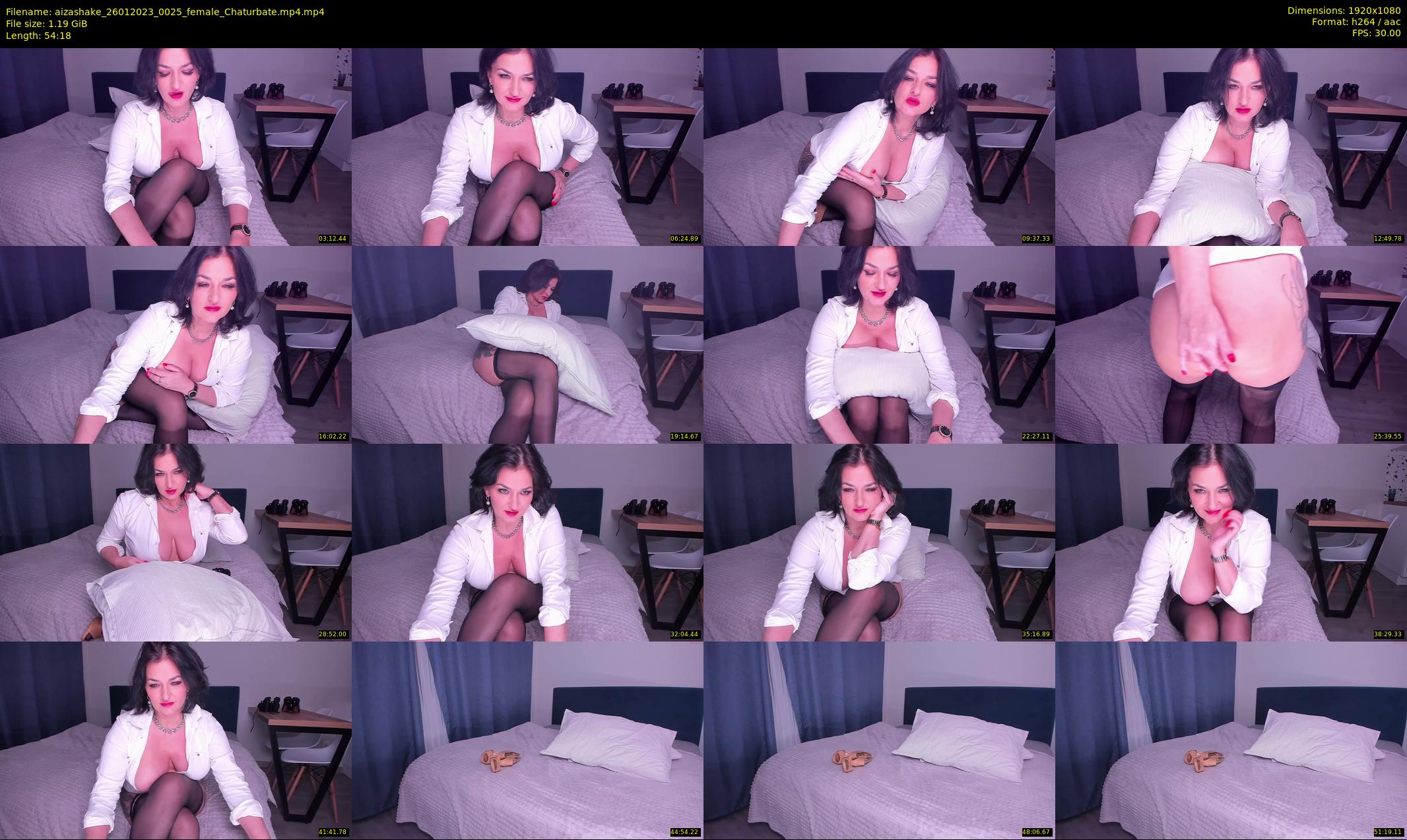 aizashake — 55 minute Chaturbate female cam show recording, 1080p, Jan 26, 2023