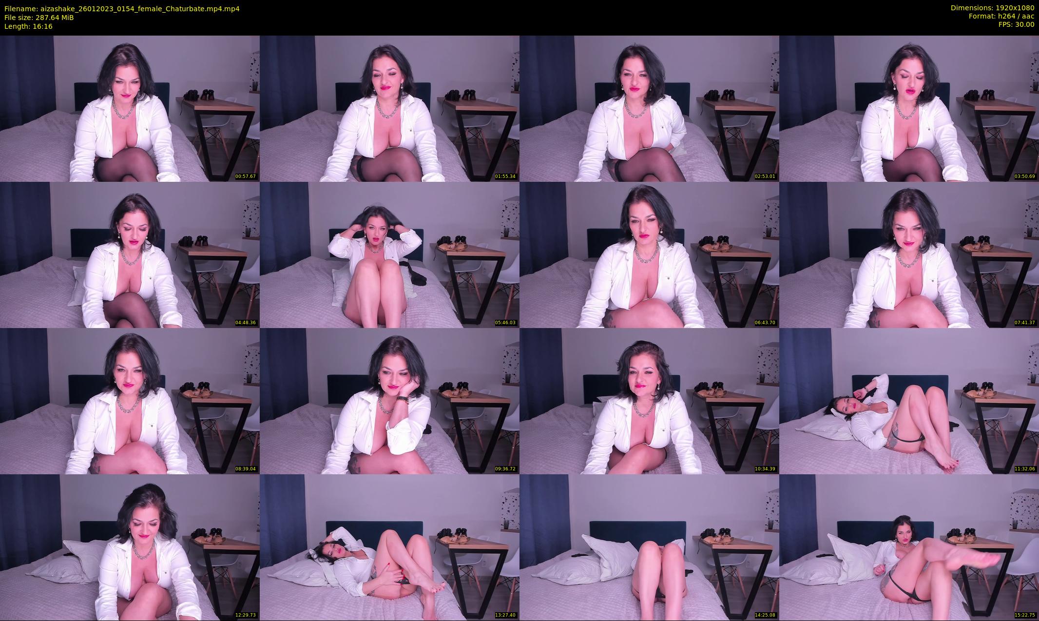 aizashake — 17 minute Chaturbate female cam show recording, 1080p, Jan 26, 2023