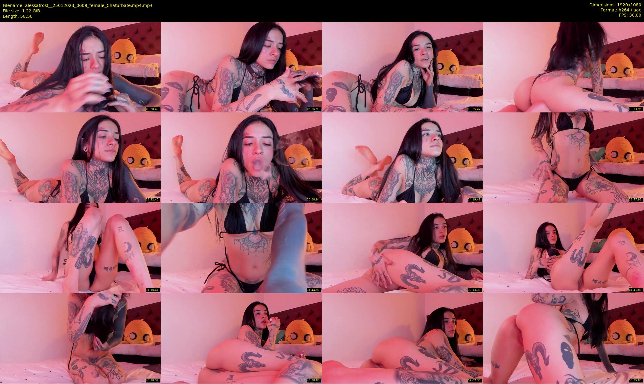 alessafrost_ — 59 minute Chaturbate female cam show recording, 1080p, Jan 25, 2023