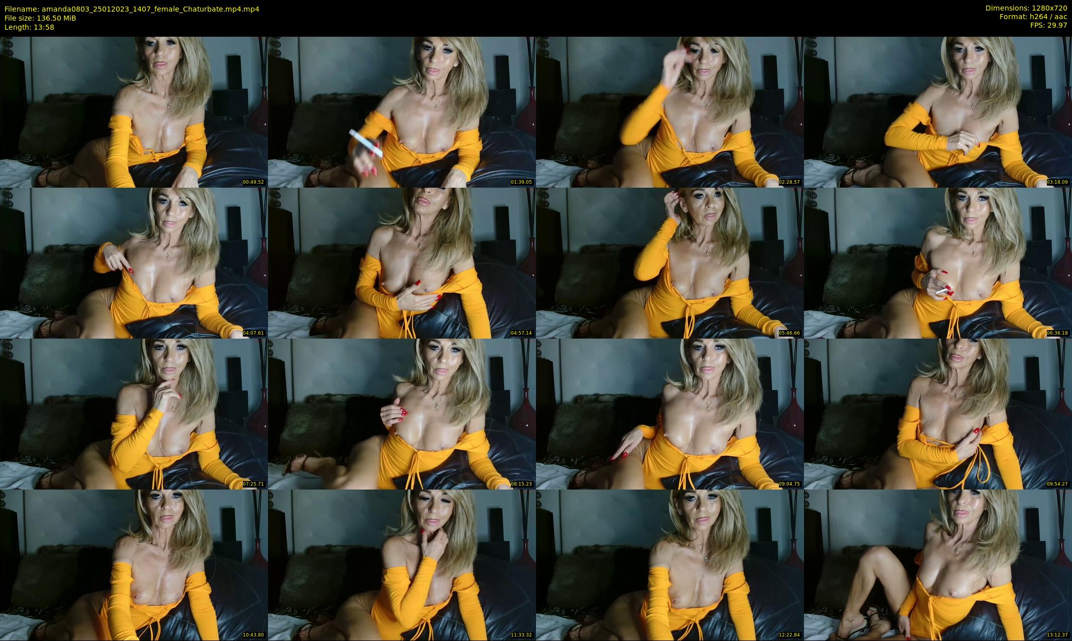 amanda0803 — 14 minute Chaturbate female cam show recording, 720p, Jan 25, 2023