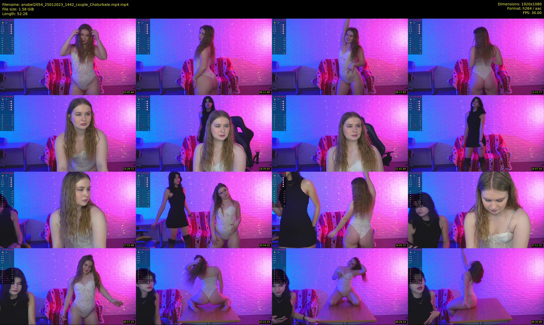 anabel2054 — 53 minute Chaturbate female cam show recording, 1080p, Jan 25, 2023