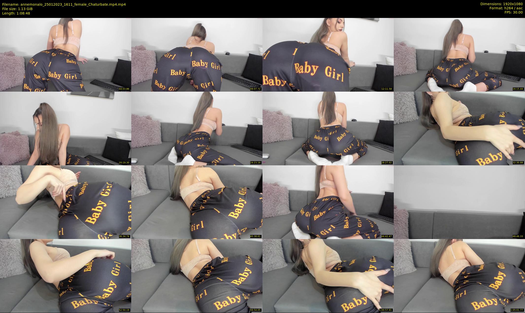 annemonalo — 69 minute Chaturbate female cam show recording, 1080p, Jan 25, 2023