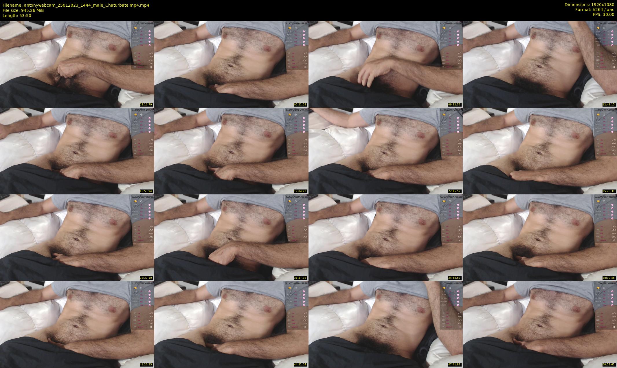 antonywebcam — 54 minute Chaturbate male cam show recording, 1080p, Jan 25, 2023