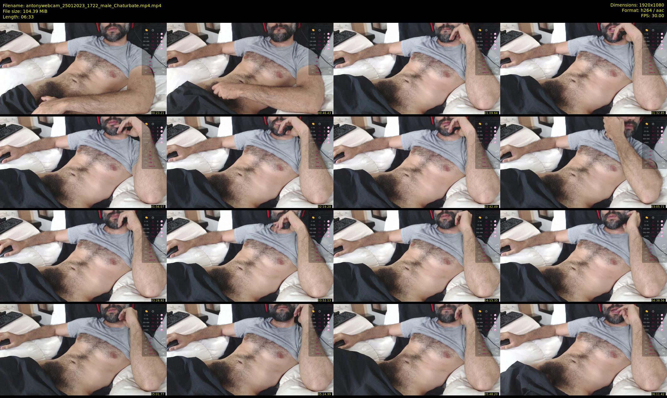 antonywebcam — 7 minute Chaturbate male cam show recording, 1080p, Jan 25, 2023