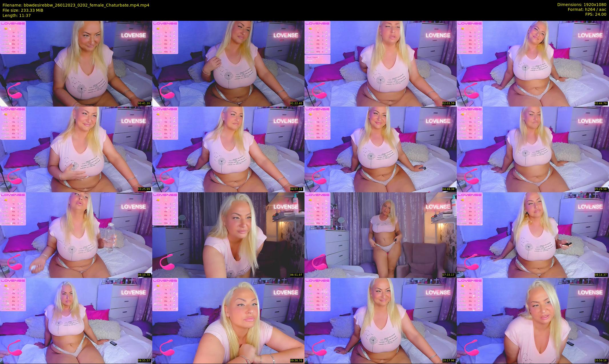 bbwdesirebbw — 12 minute Chaturbate female cam show recording, 1080p, Jan 26, 2023