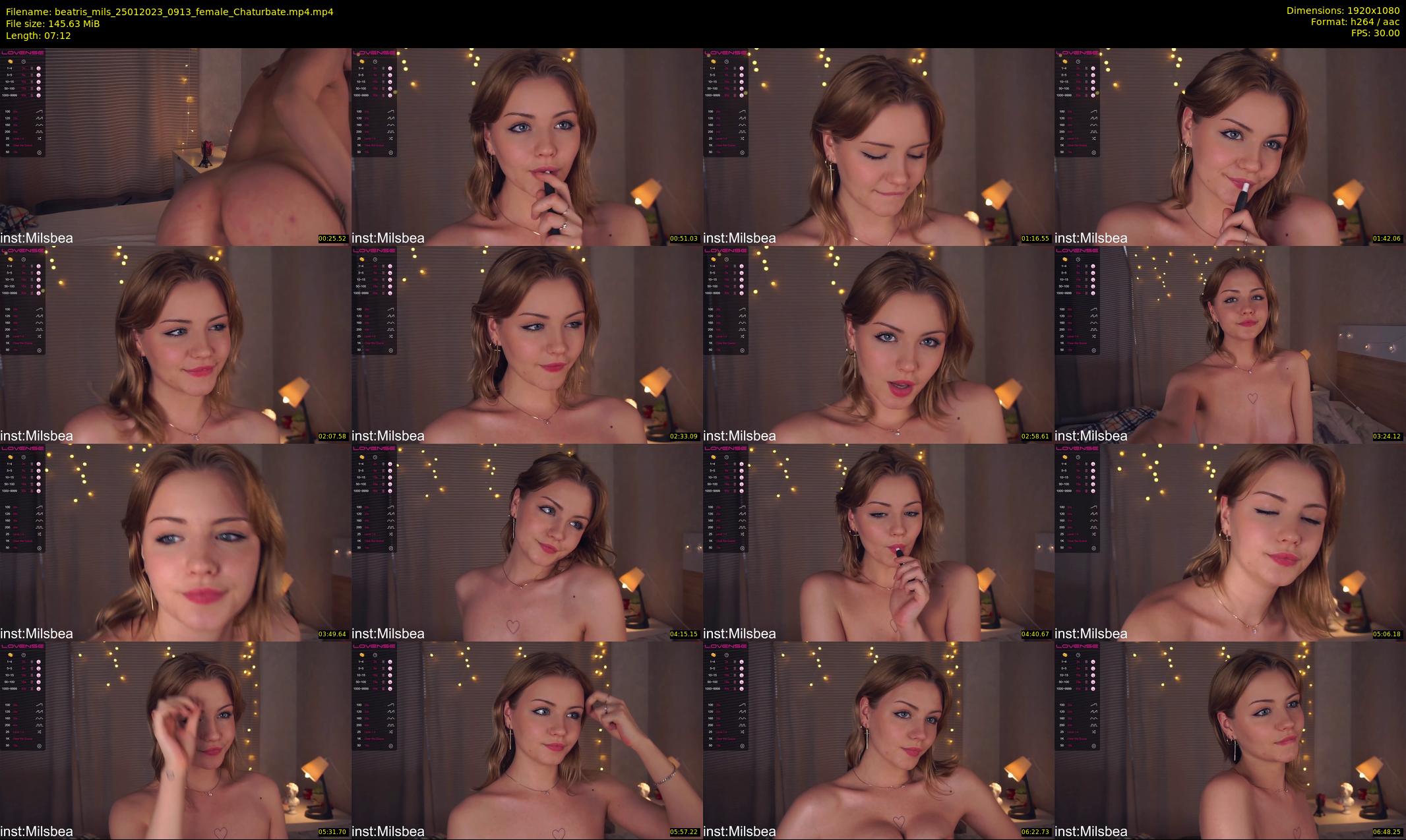 beatris_mils — 8 minute Chaturbate female cam show recording, 1080p, Jan 25, 2023