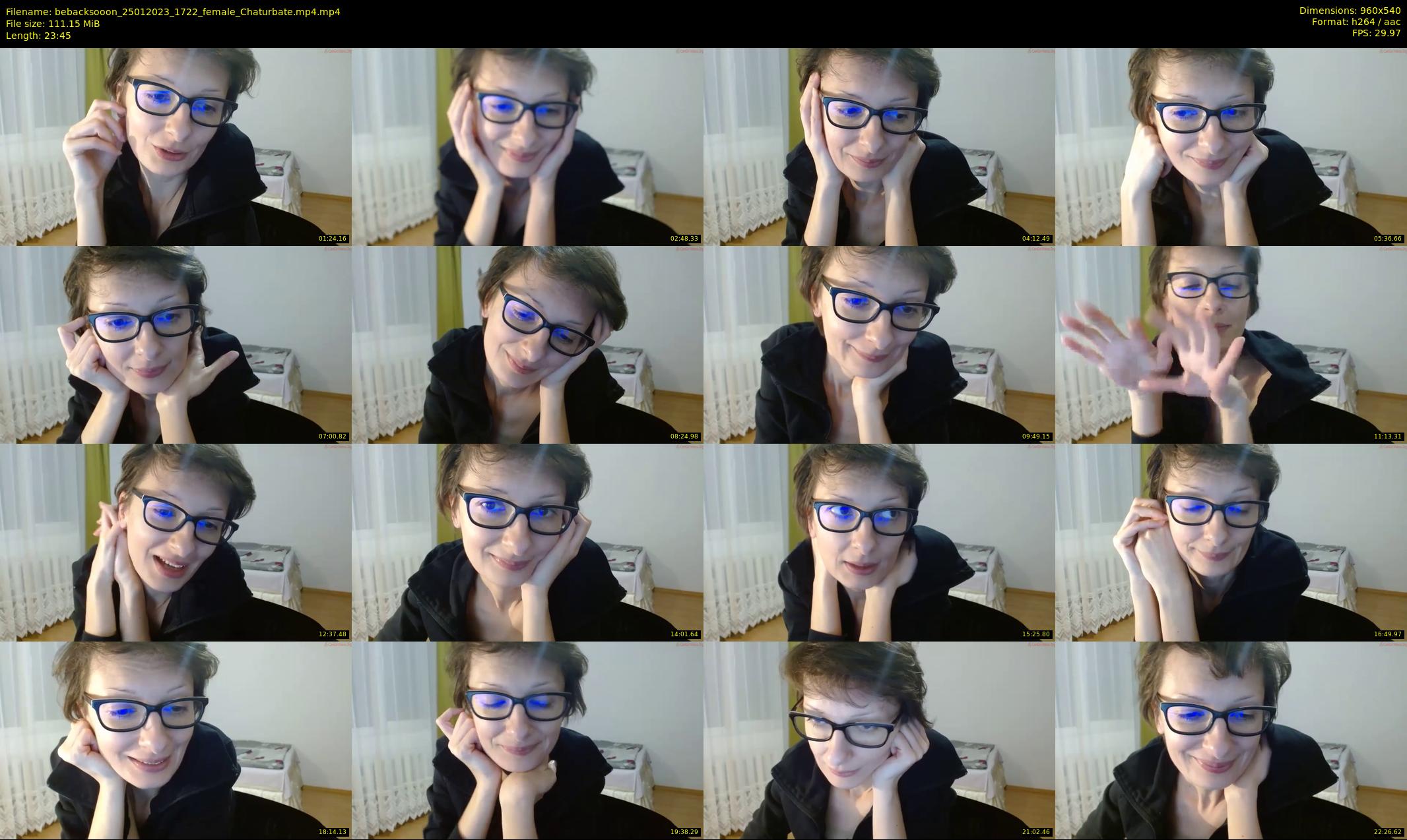 bebacksooon — 24 minute Chaturbate female cam show recording, 480p, Jan 25, 2023