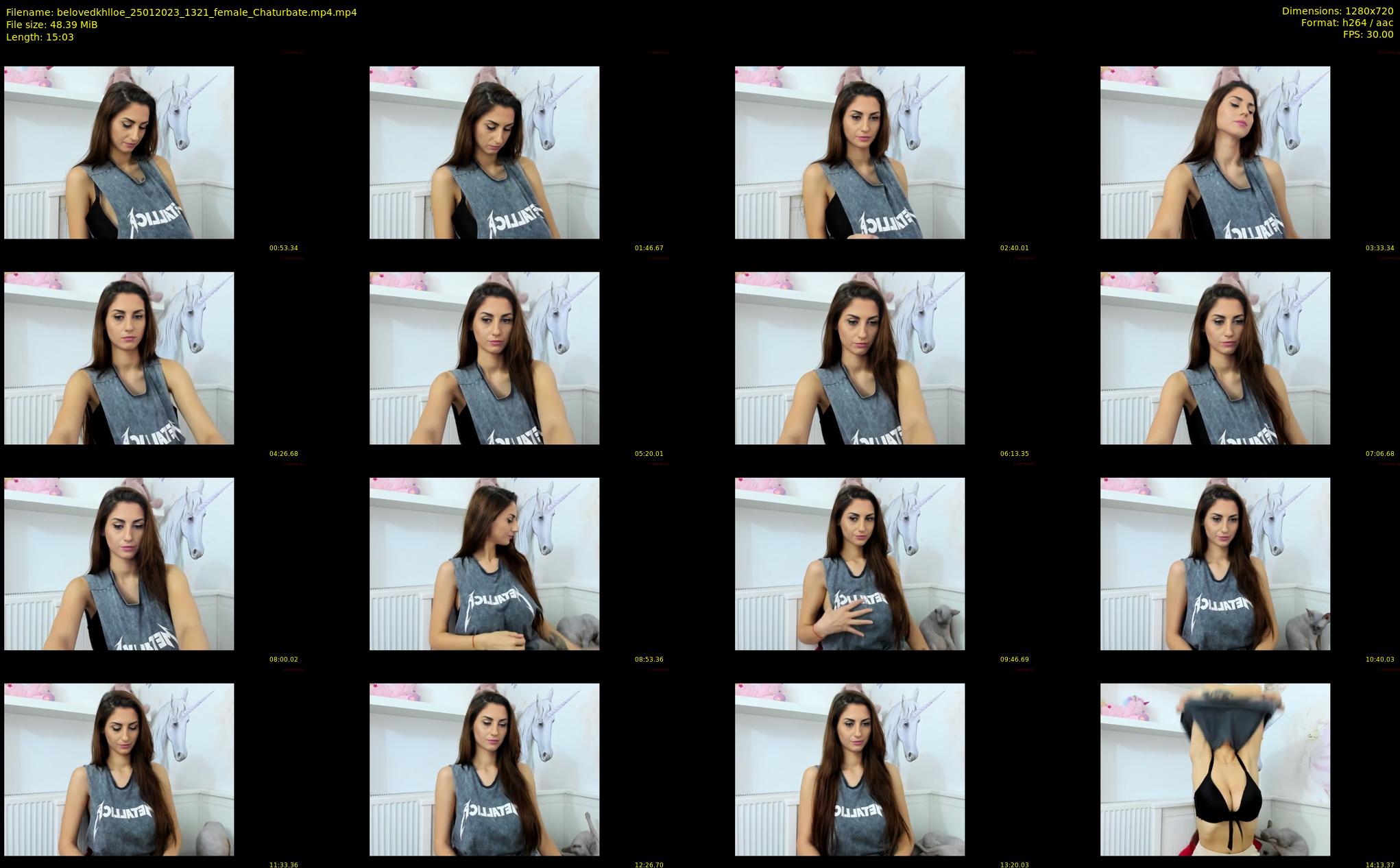 belovedkhlloe — 16 minute Chaturbate female cam show recording, 720p, Jan 25, 2023
