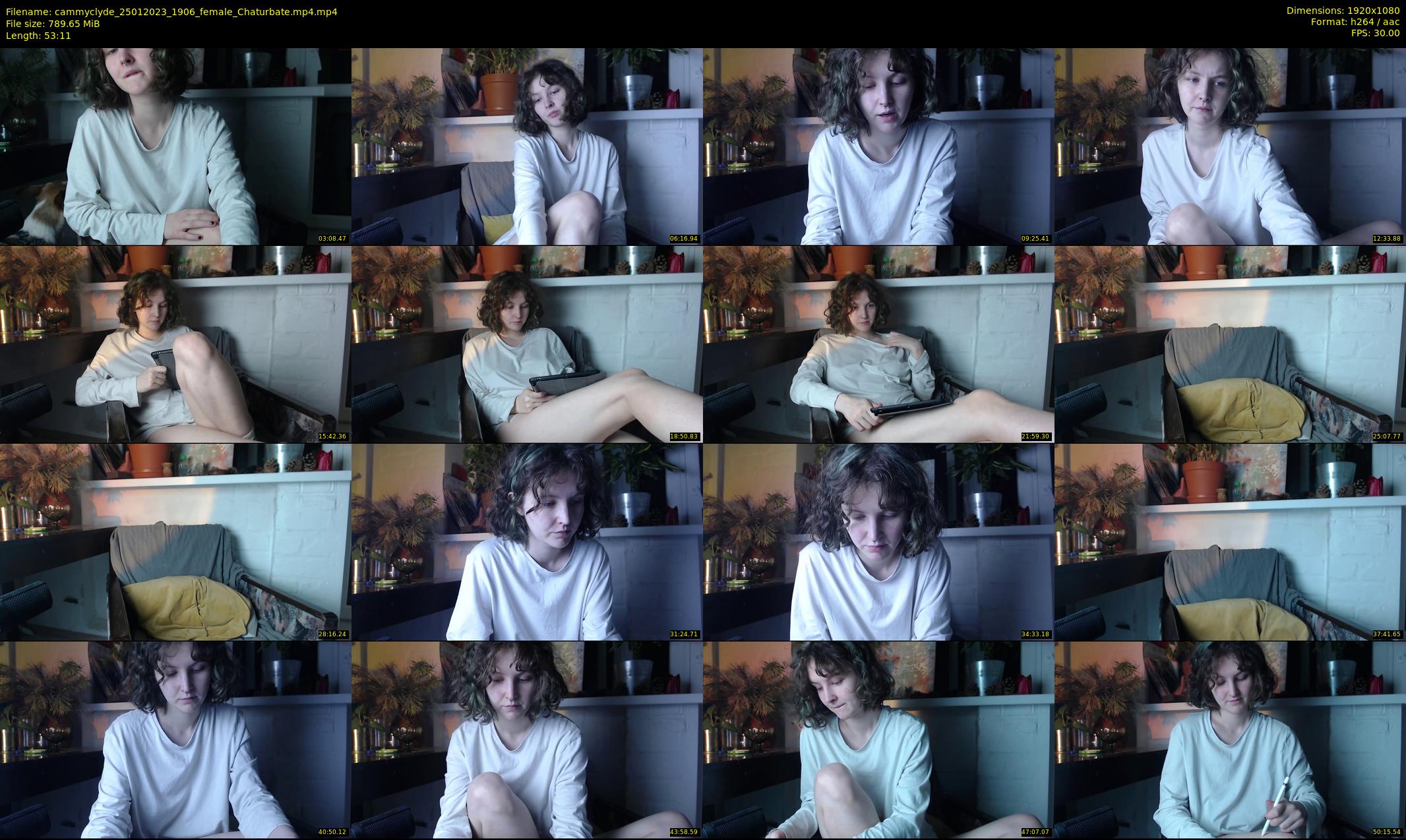 cammyclyde — 54 minute Chaturbate female cam show recording, 1080p, Jan 25, 2023