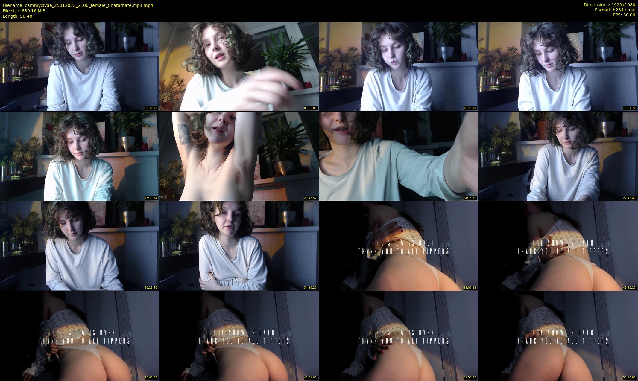 cammyclyde — 59 minute Chaturbate female cam show recording, 1080p, Jan 25, 2023