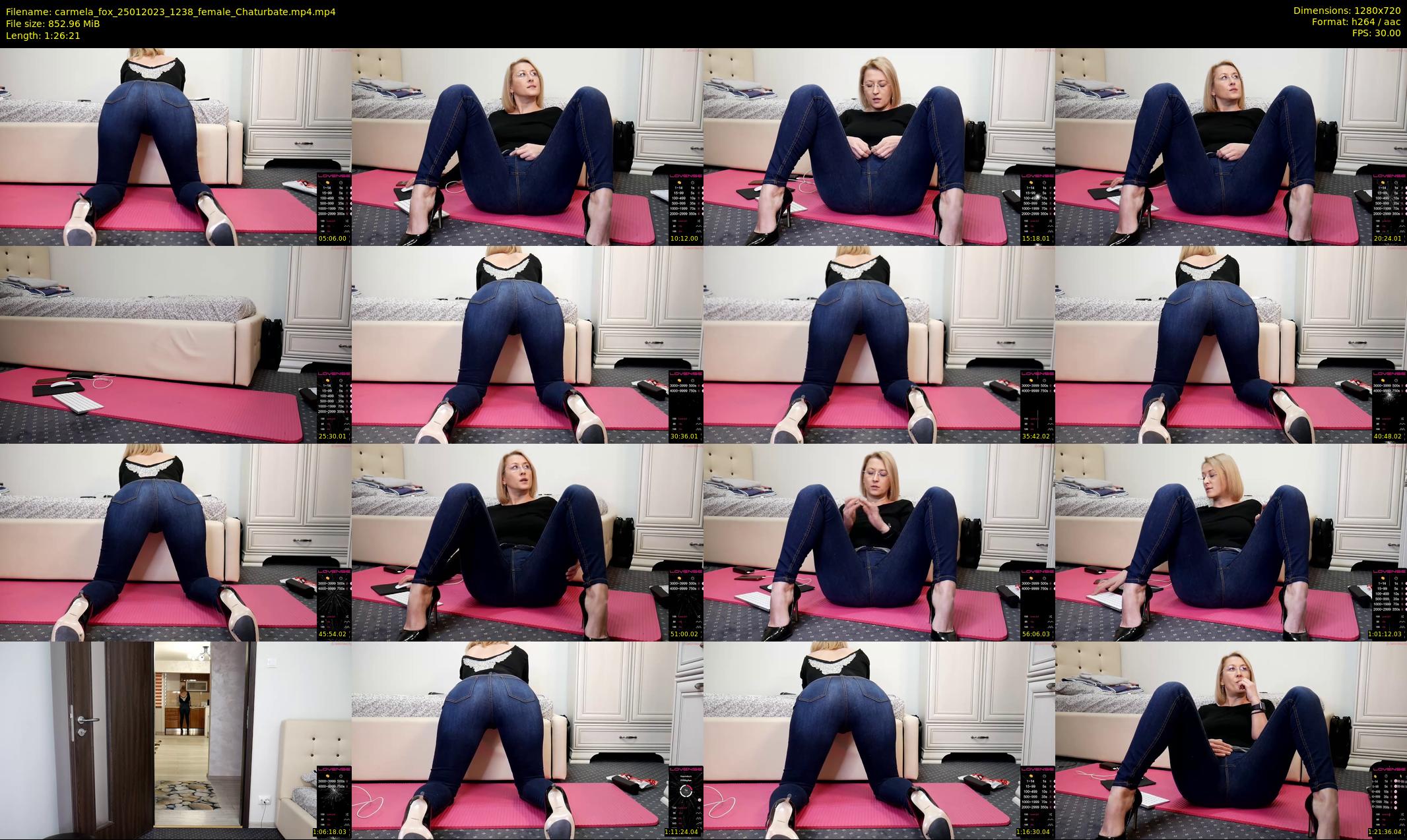 carmela_fox — 87 minute Chaturbate female cam show recording, 720p, Jan 25, 2023
