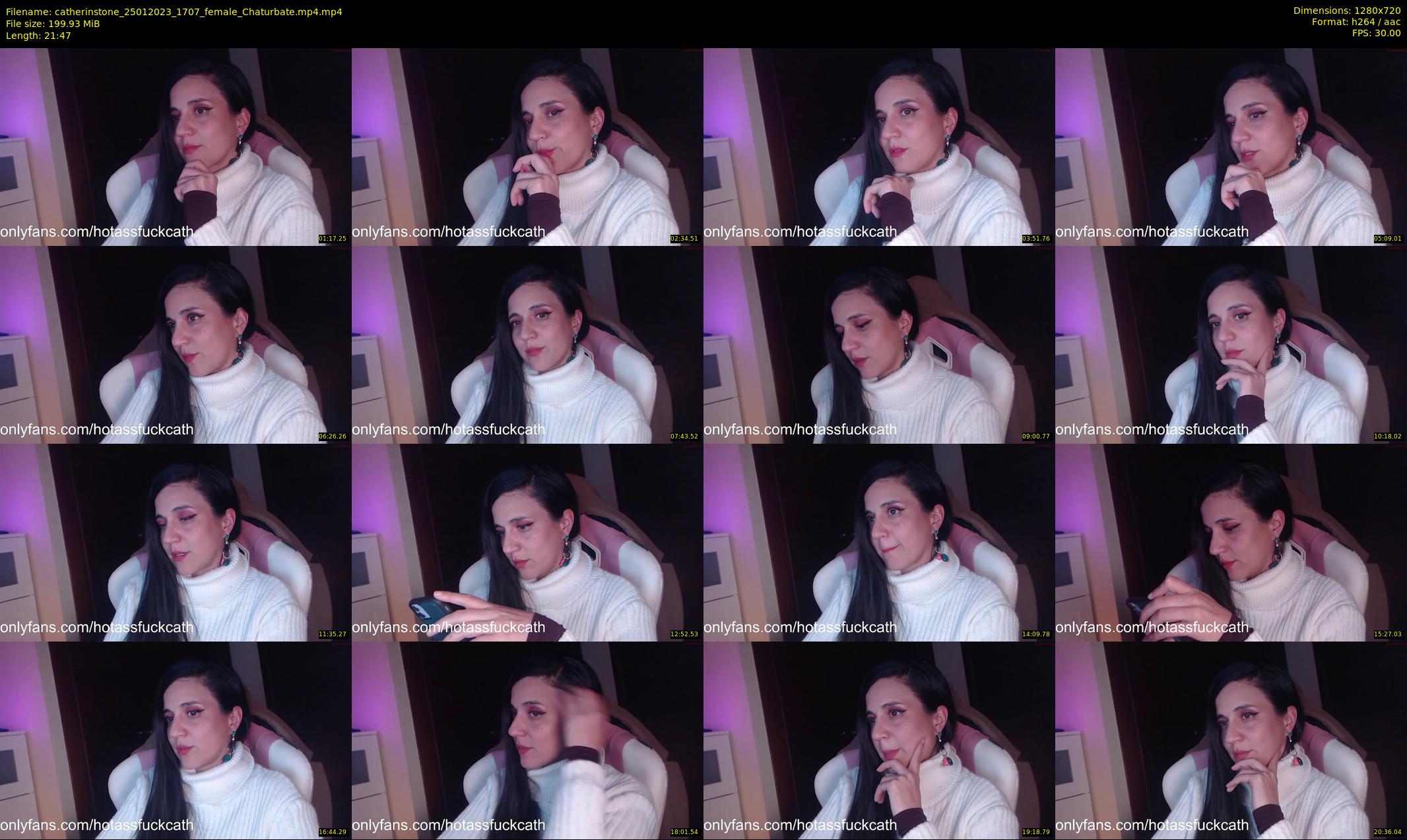 catherinstone — 22 minute Chaturbate female cam show recording, 720p, Jan 25, 2023