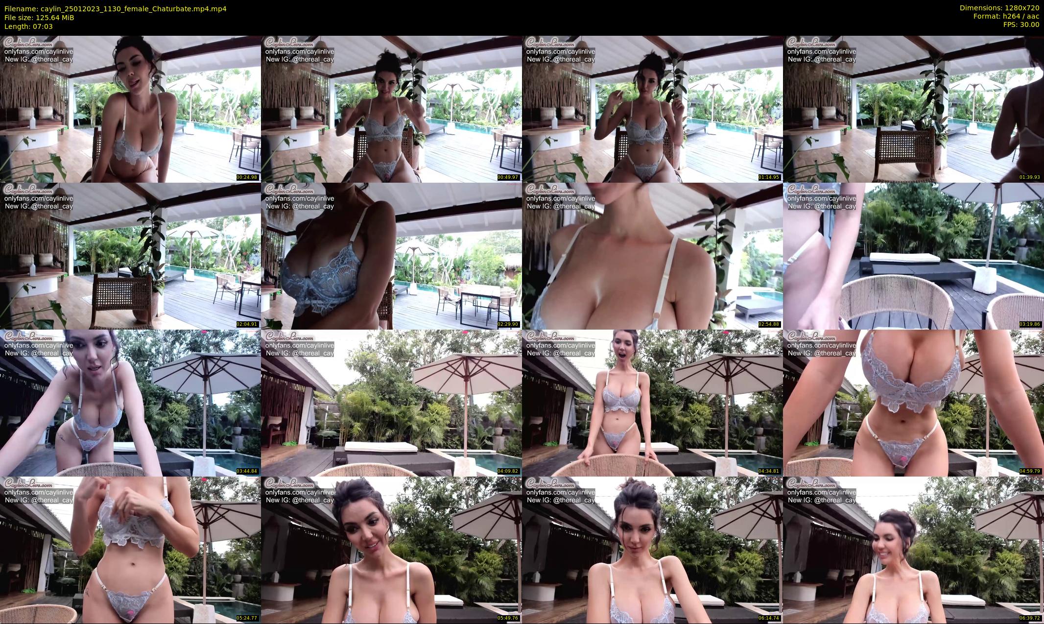 caylin — 8 minute Chaturbate female cam show recording, 720p, Jan 25, 2023