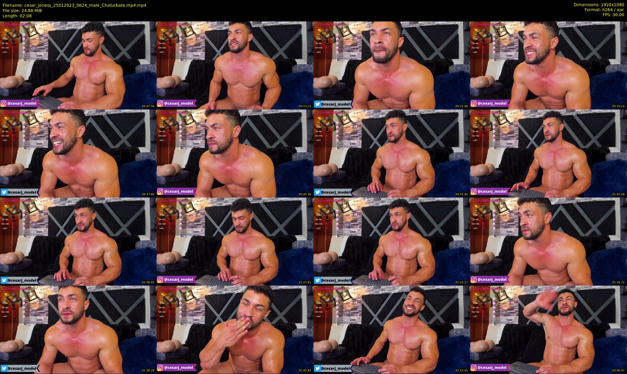 cesar_joness — 3 minute Chaturbate male cam show recording, 1080p, Jan 25, 2023