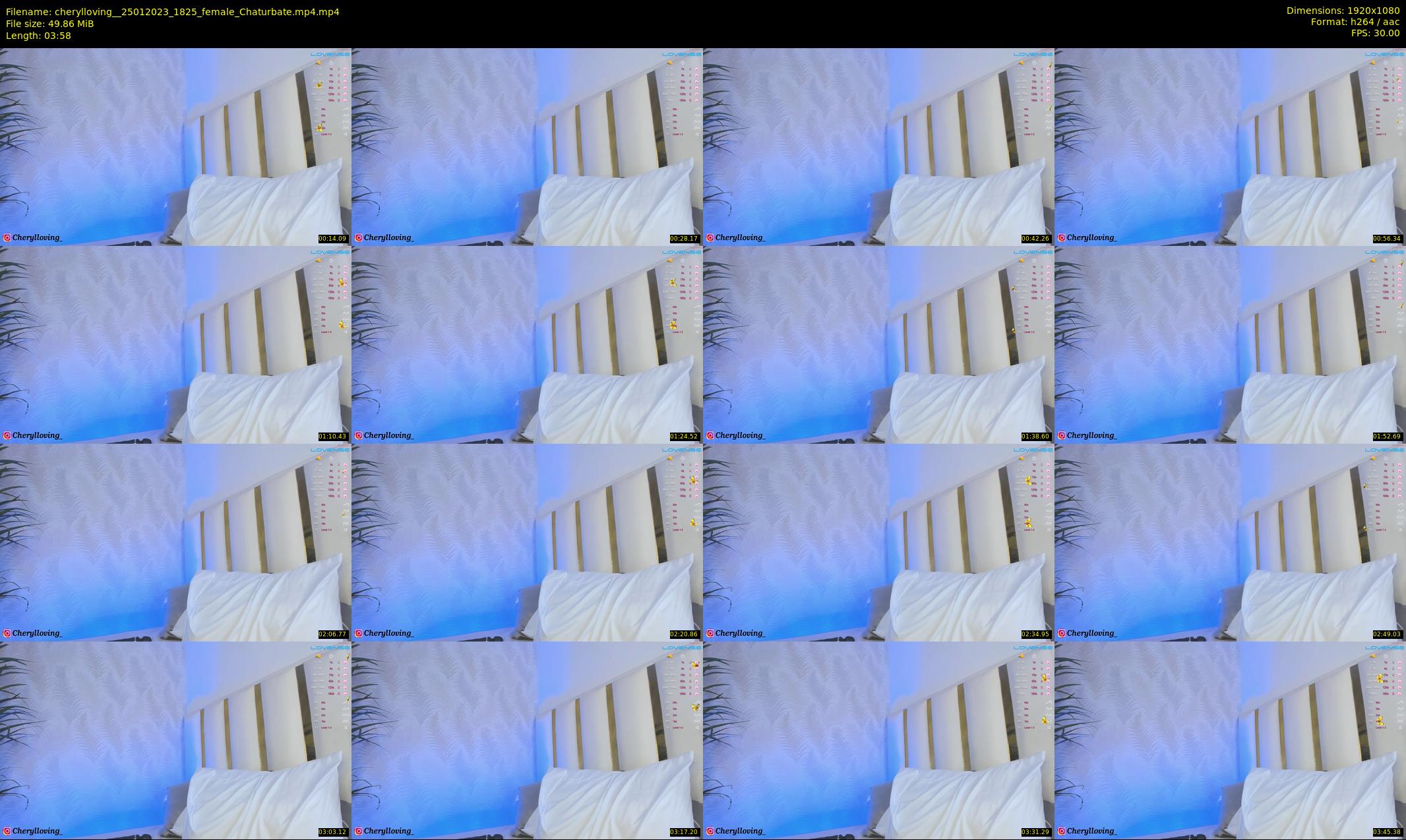 cherylloving_ — 4 minute Chaturbate female cam show recording, 1080p, Jan 25, 2023