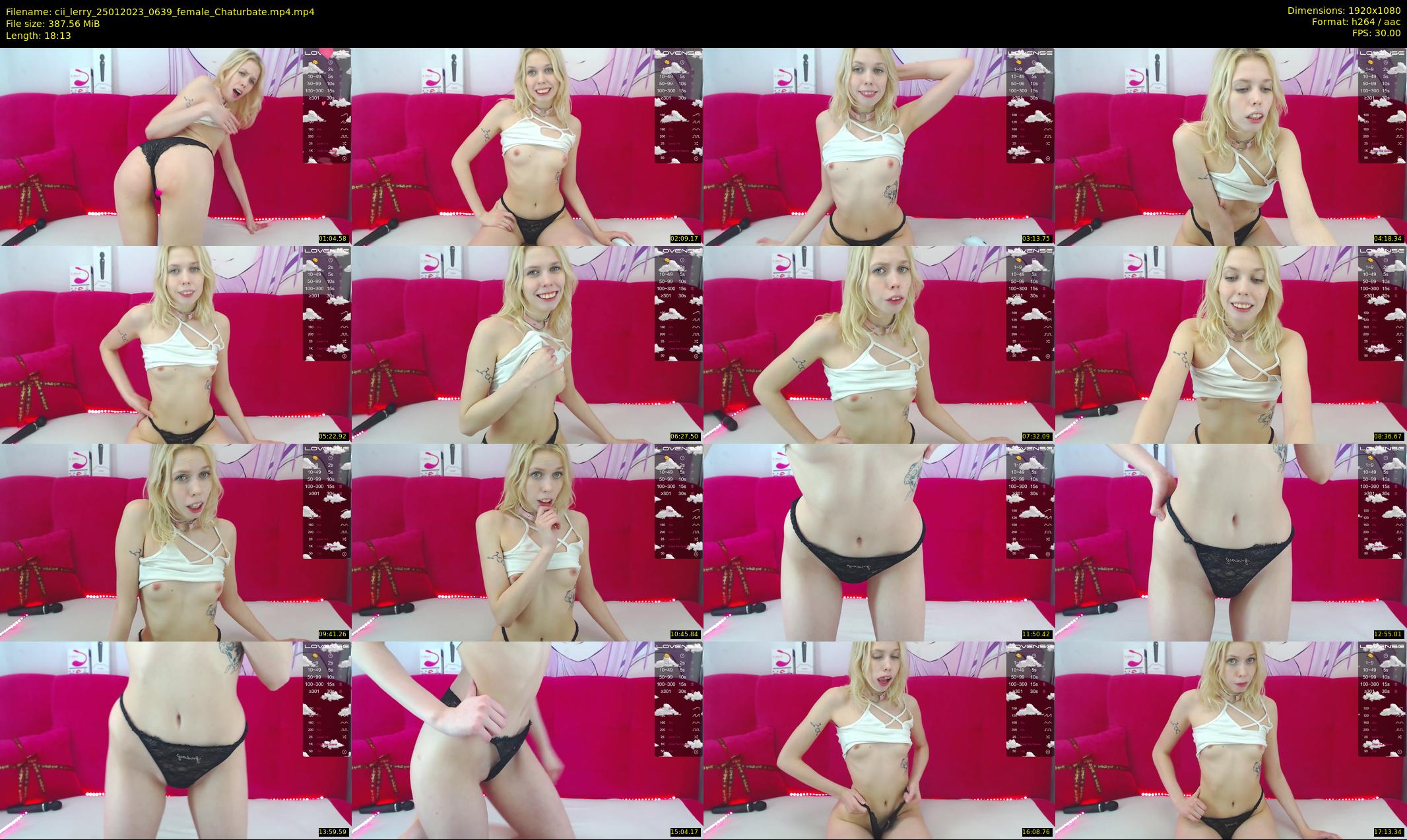 cii_lerry — 19 minute Chaturbate female cam show recording, 1080p, Jan 25, 2023