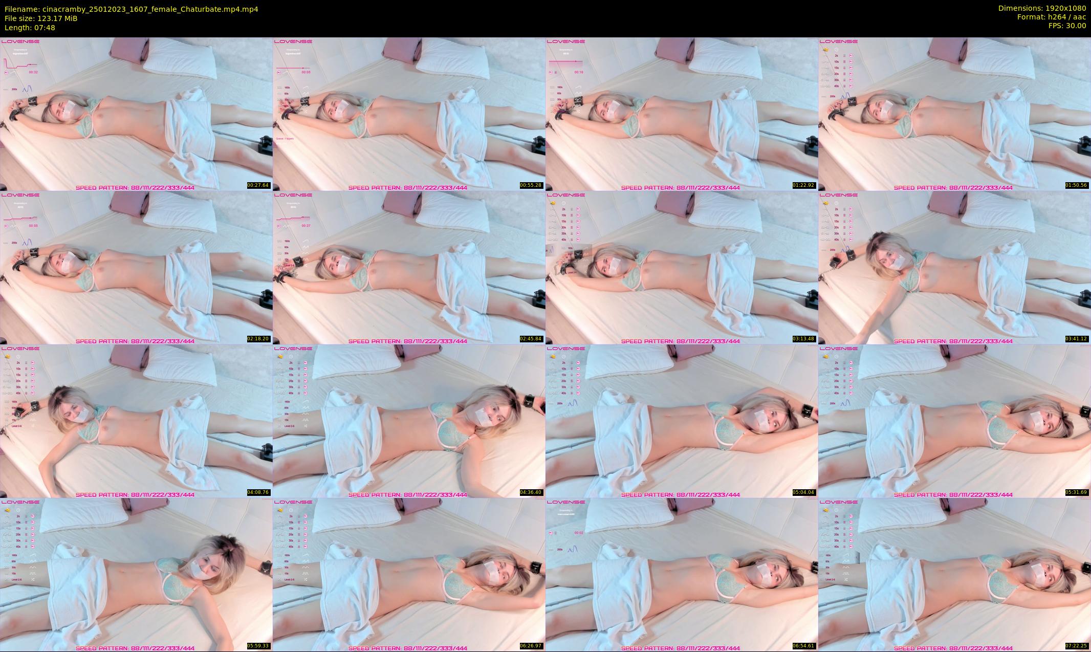 cinacramby — 8 minute Chaturbate female cam show recording, 1080p, Jan 25, 2023