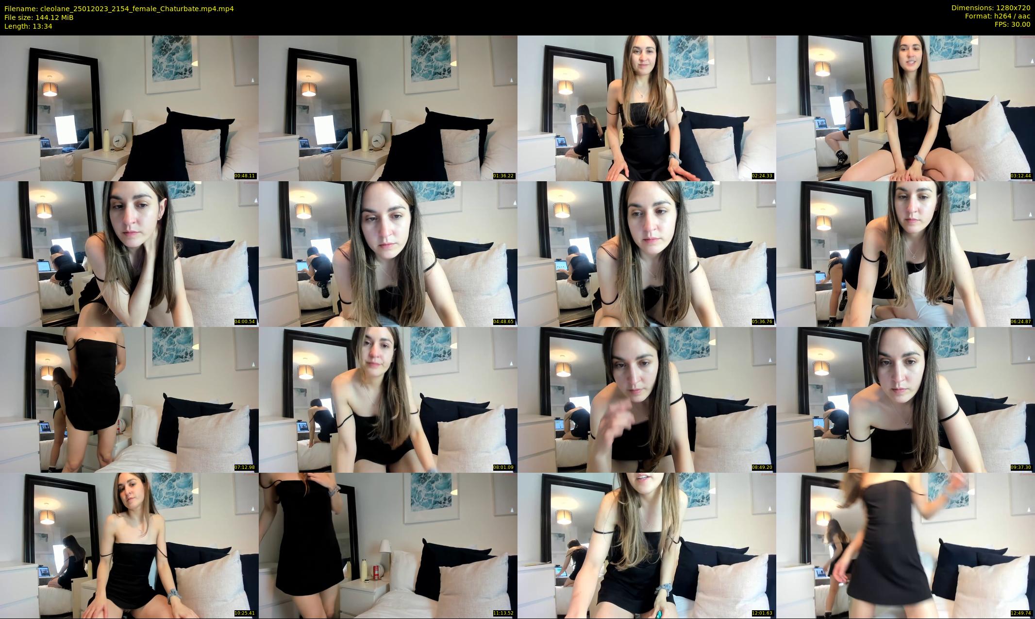 cleolane — 14 minute Chaturbate female cam show recording, 720p, Jan 25, 2023