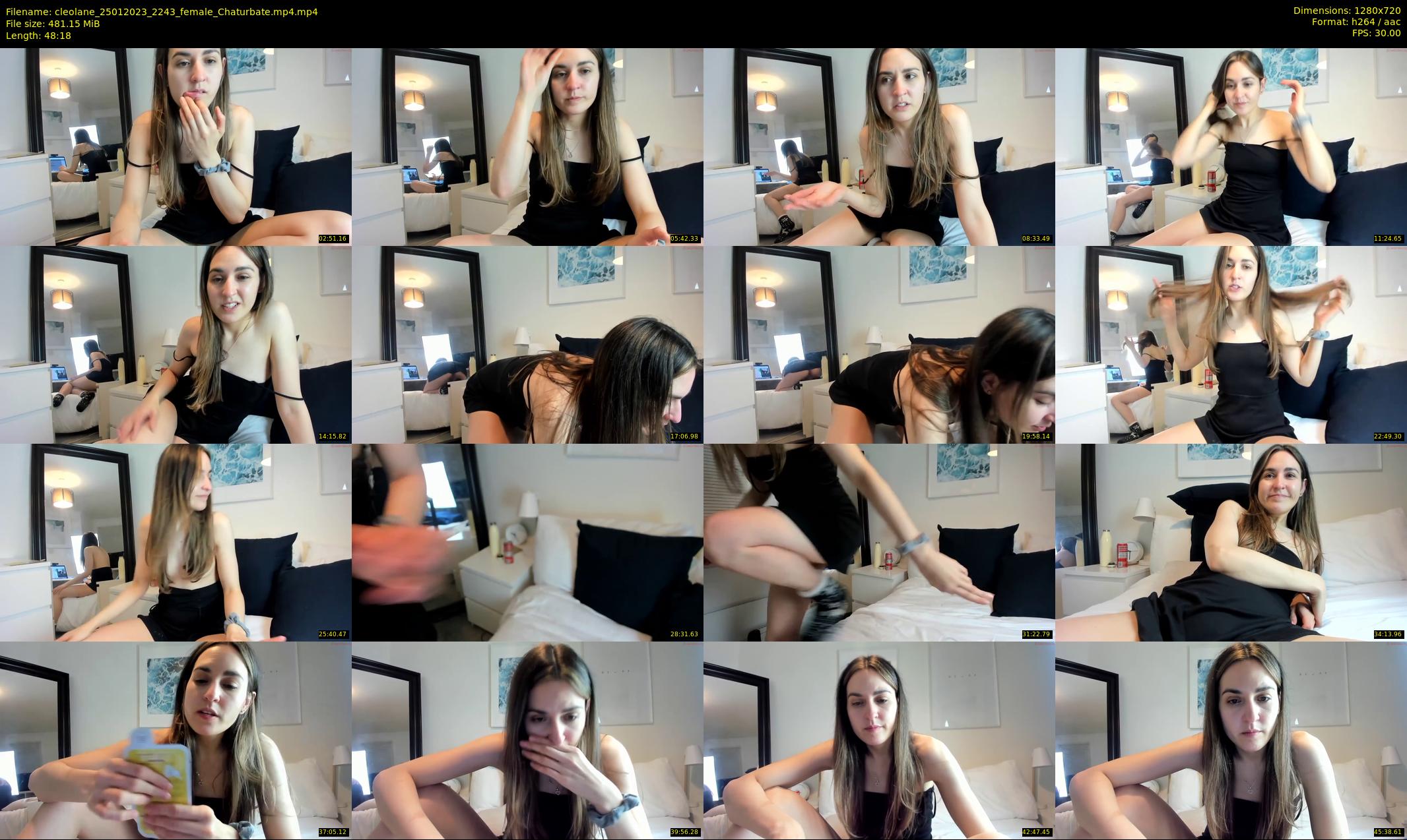 cleolane — 49 minute Chaturbate female cam show recording, 720p, Jan 25, 2023