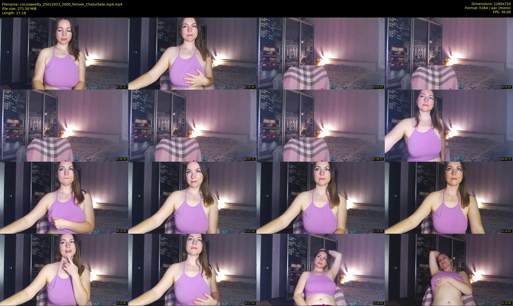 cocosweetty — 18 minute Chaturbate female cam show recording, 720p, Jan 25, 2023