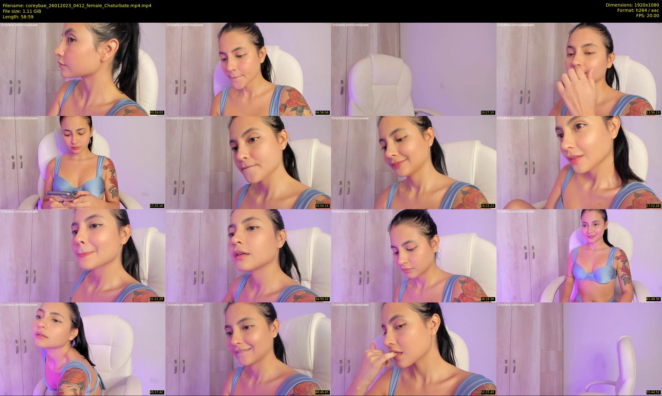 coreybae — 59 minute Chaturbate female cam show recording, 1080p, Jan 26, 2023