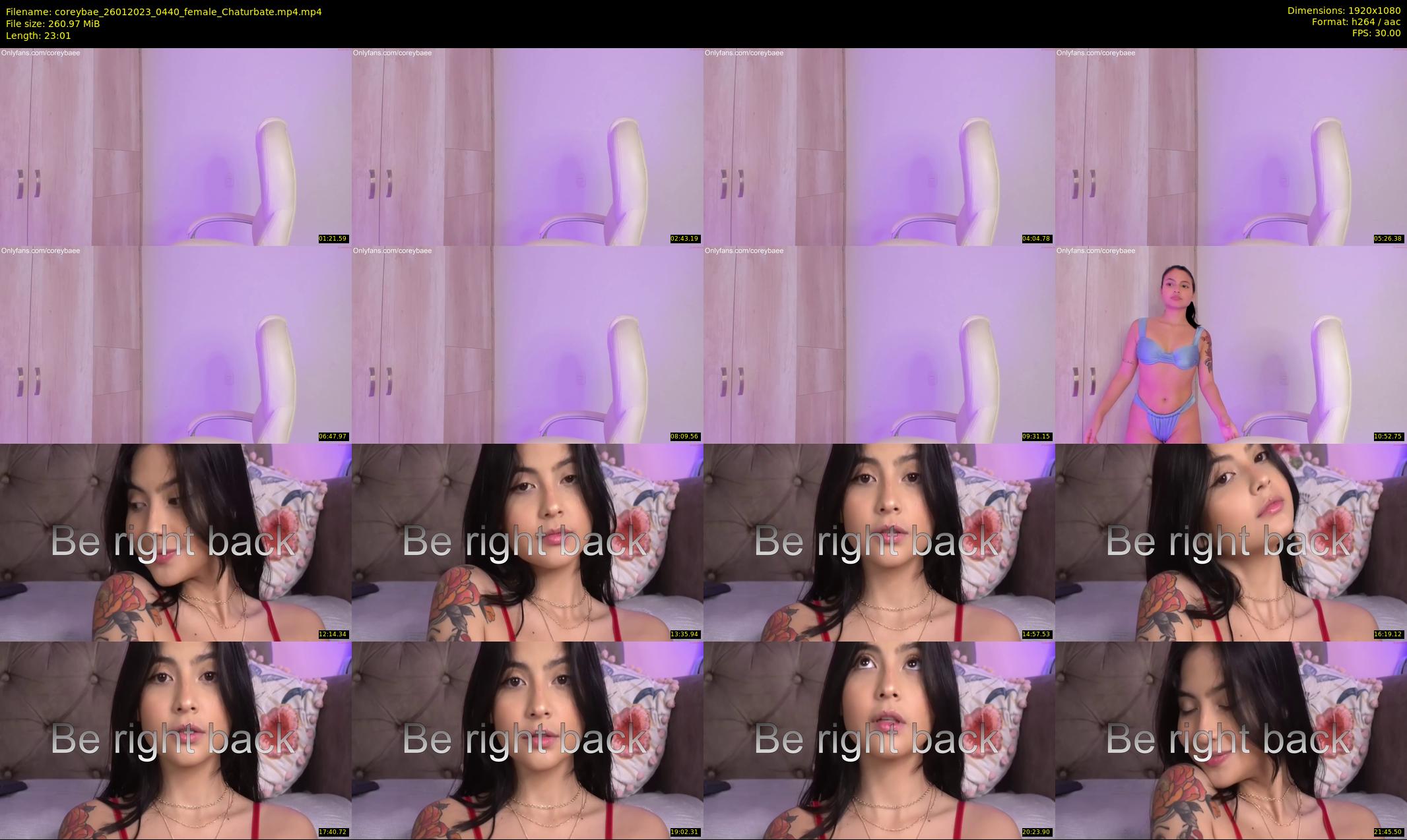 coreybae — 24 minute Chaturbate female cam show recording, 1080p, Jan 26, 2023