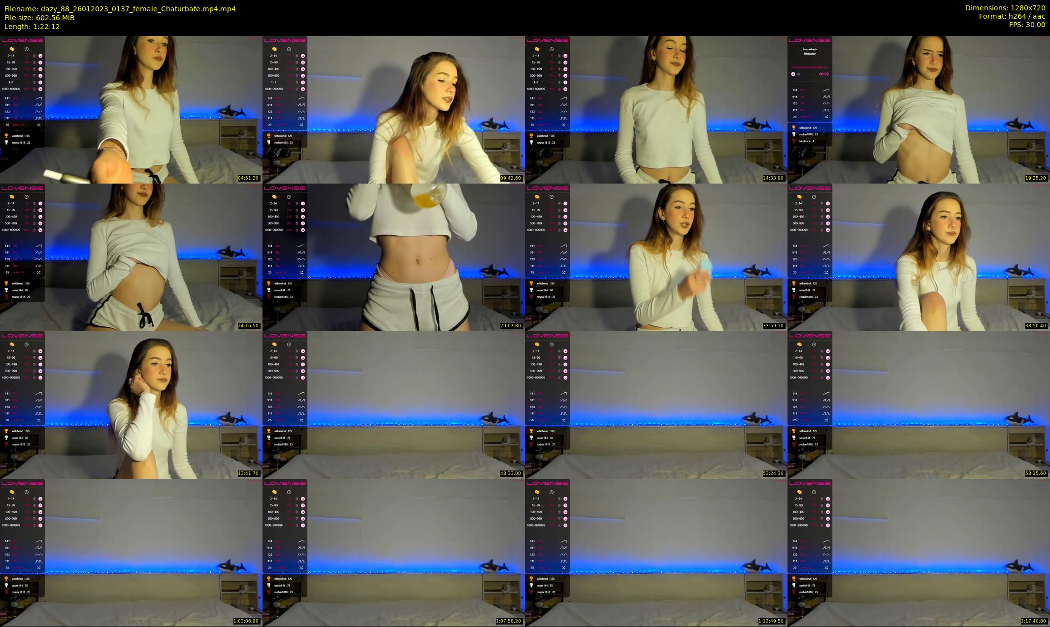 dazy_88 — 83 minute Chaturbate female cam show recording, 720p, Jan 26, 2023