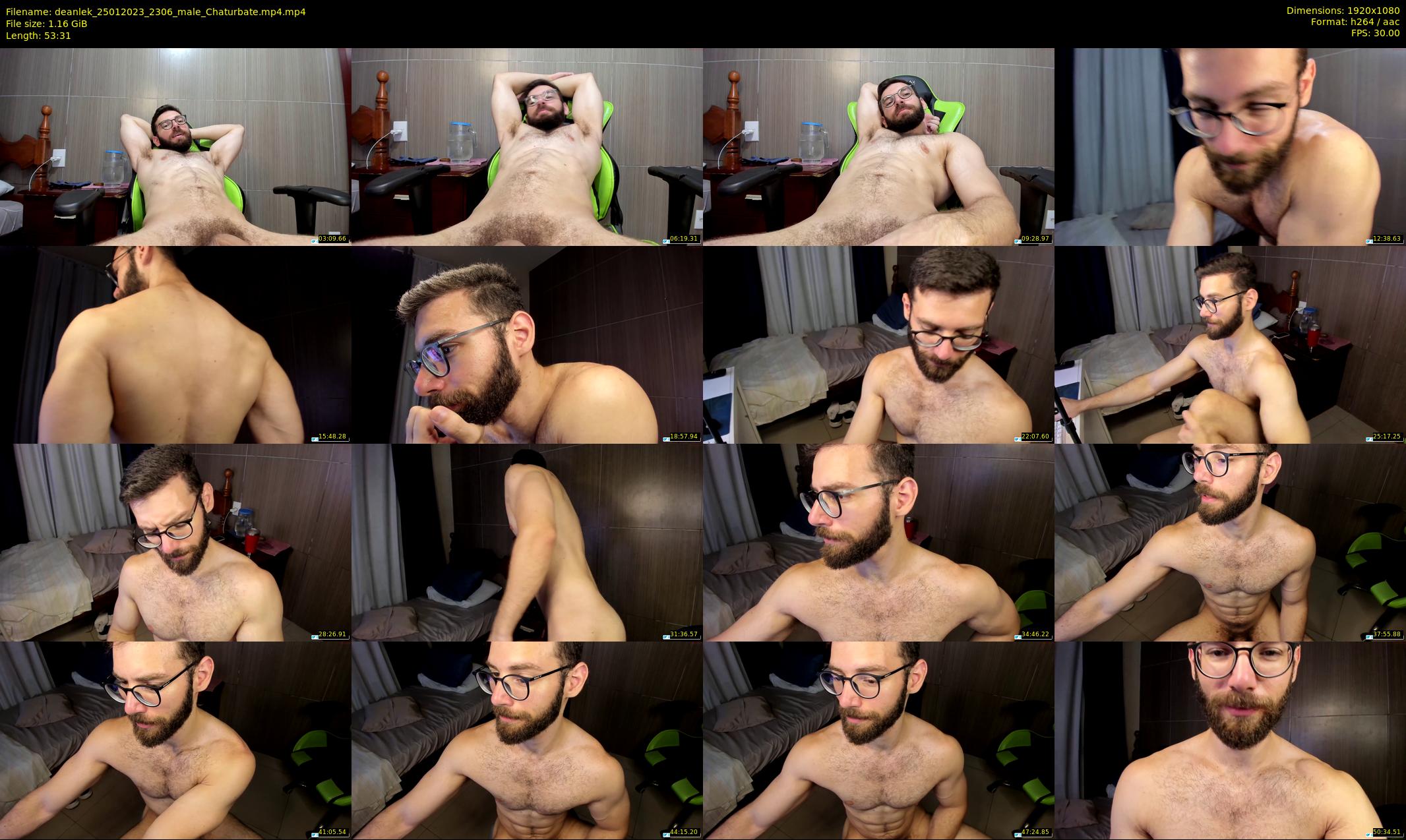 deanlek — 54 minute Chaturbate male cam show recording, 1080p, Jan 25, 2023
