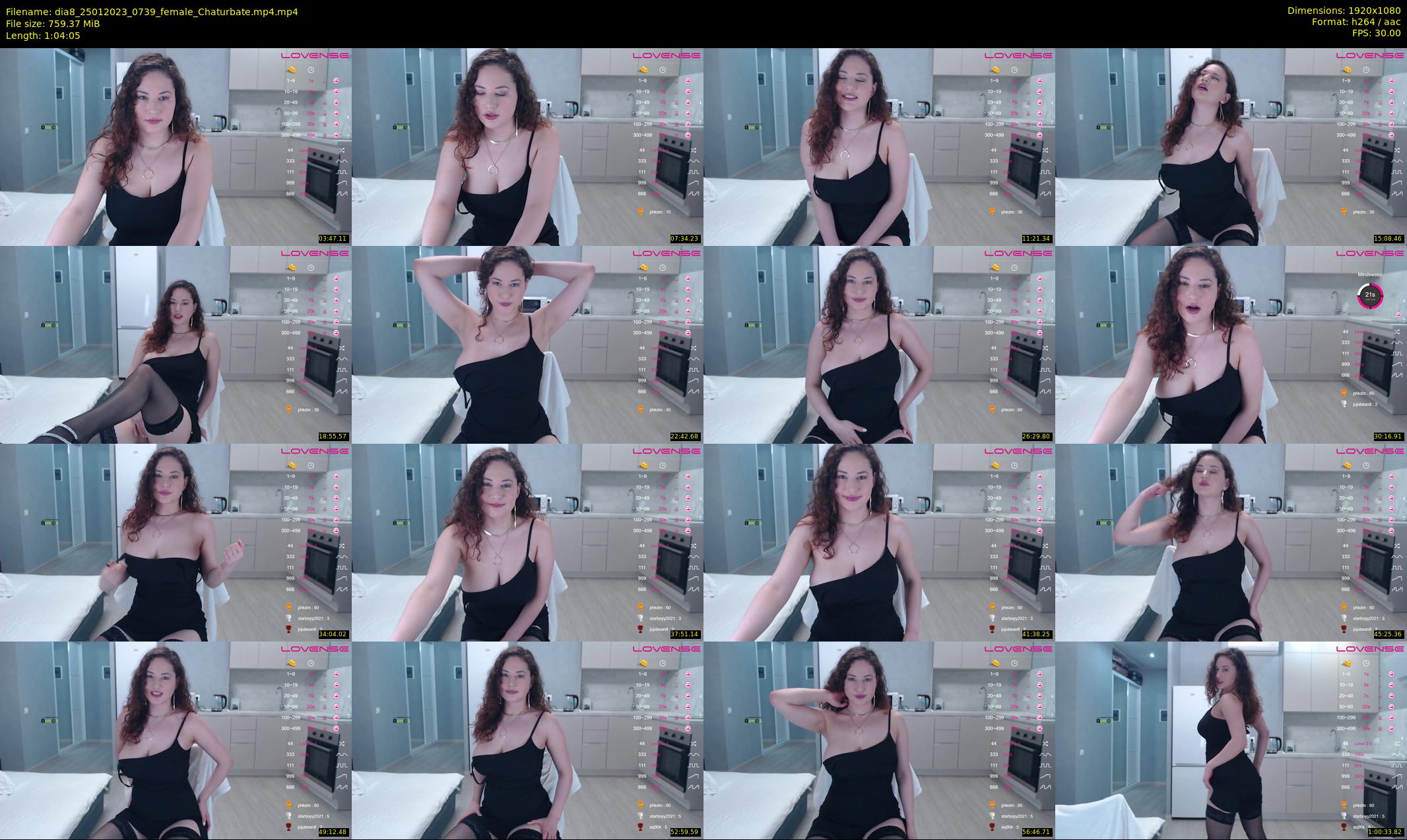 dia8 — 65 minute Chaturbate female cam show recording, 1080p, Jan 25, 2023