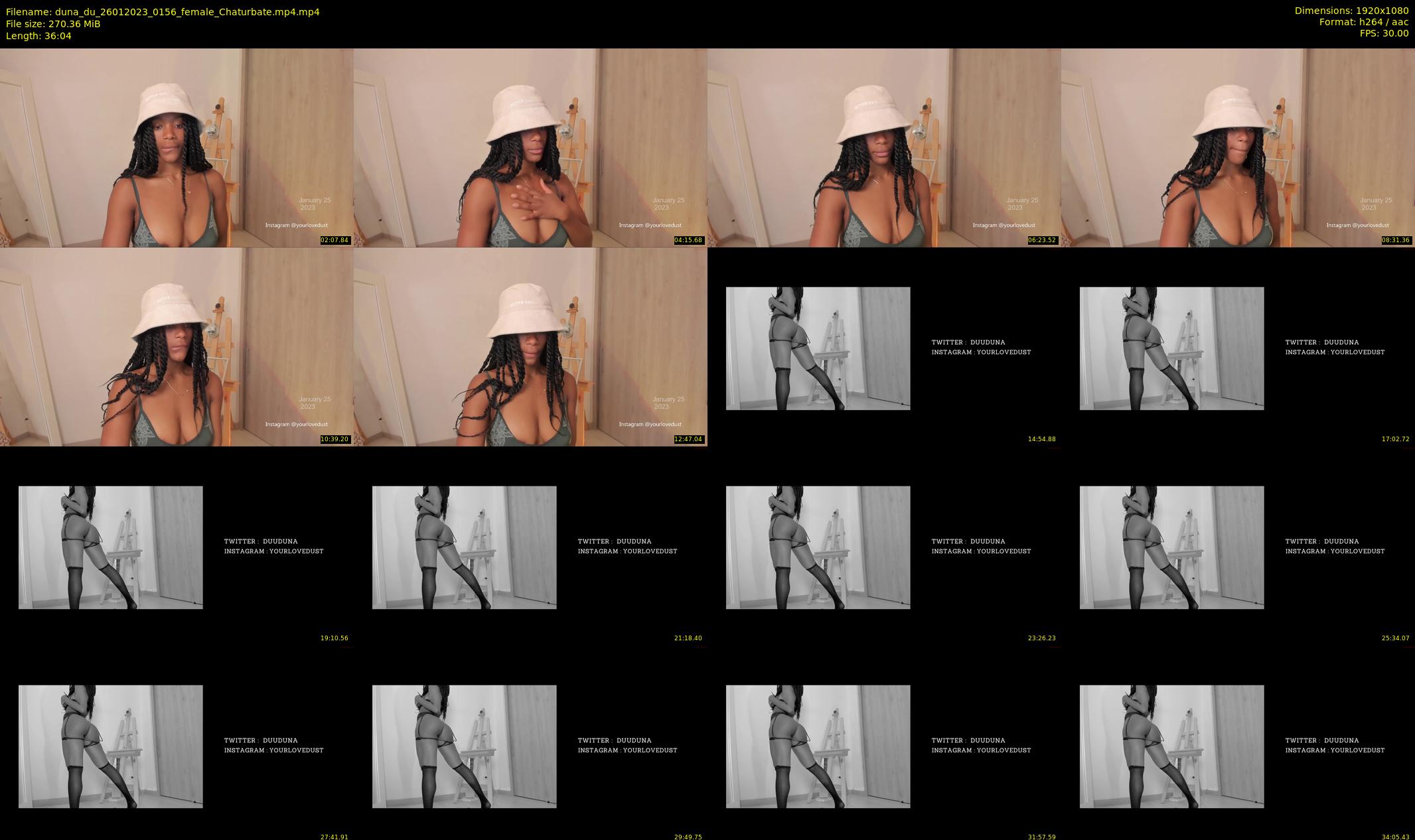 duna_du — 37 minute Chaturbate female cam show recording, 1080p, Jan 26, 2023