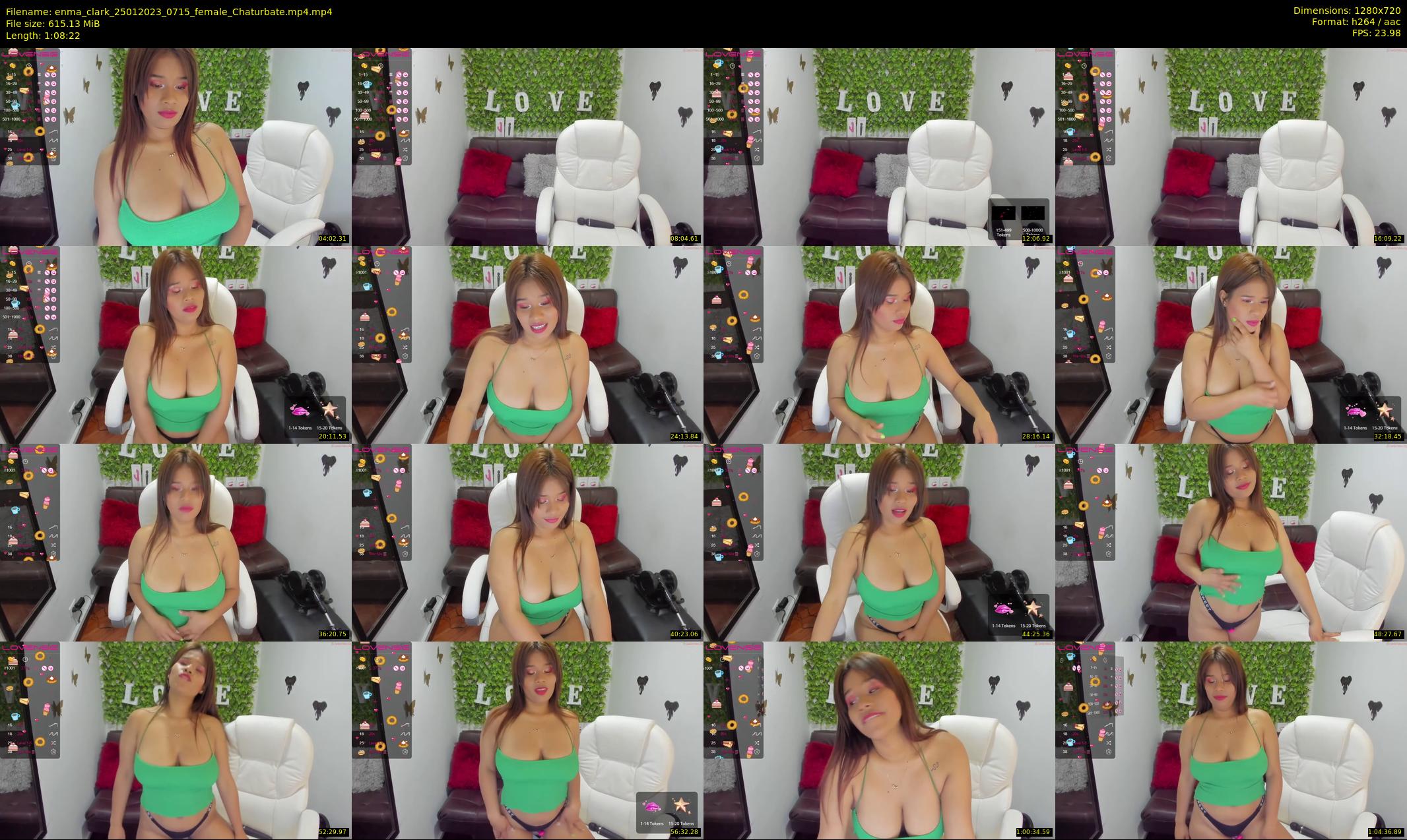 enma_clark — 69 minute Chaturbate female cam show recording, 720p, Jan 25, 2023