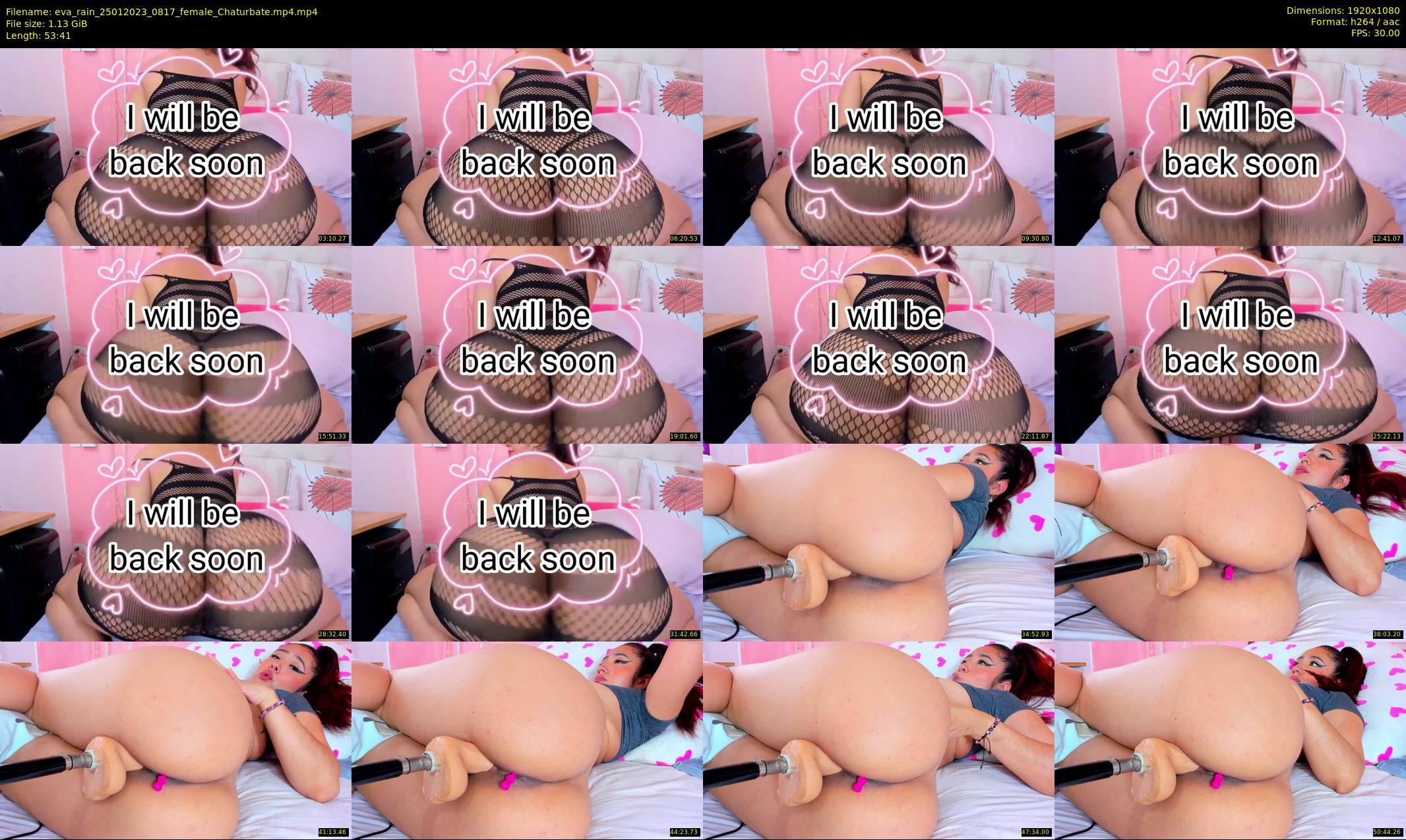 eva_rain — 54 minute Chaturbate female cam show recording, 1080p, Jan 25, 2023