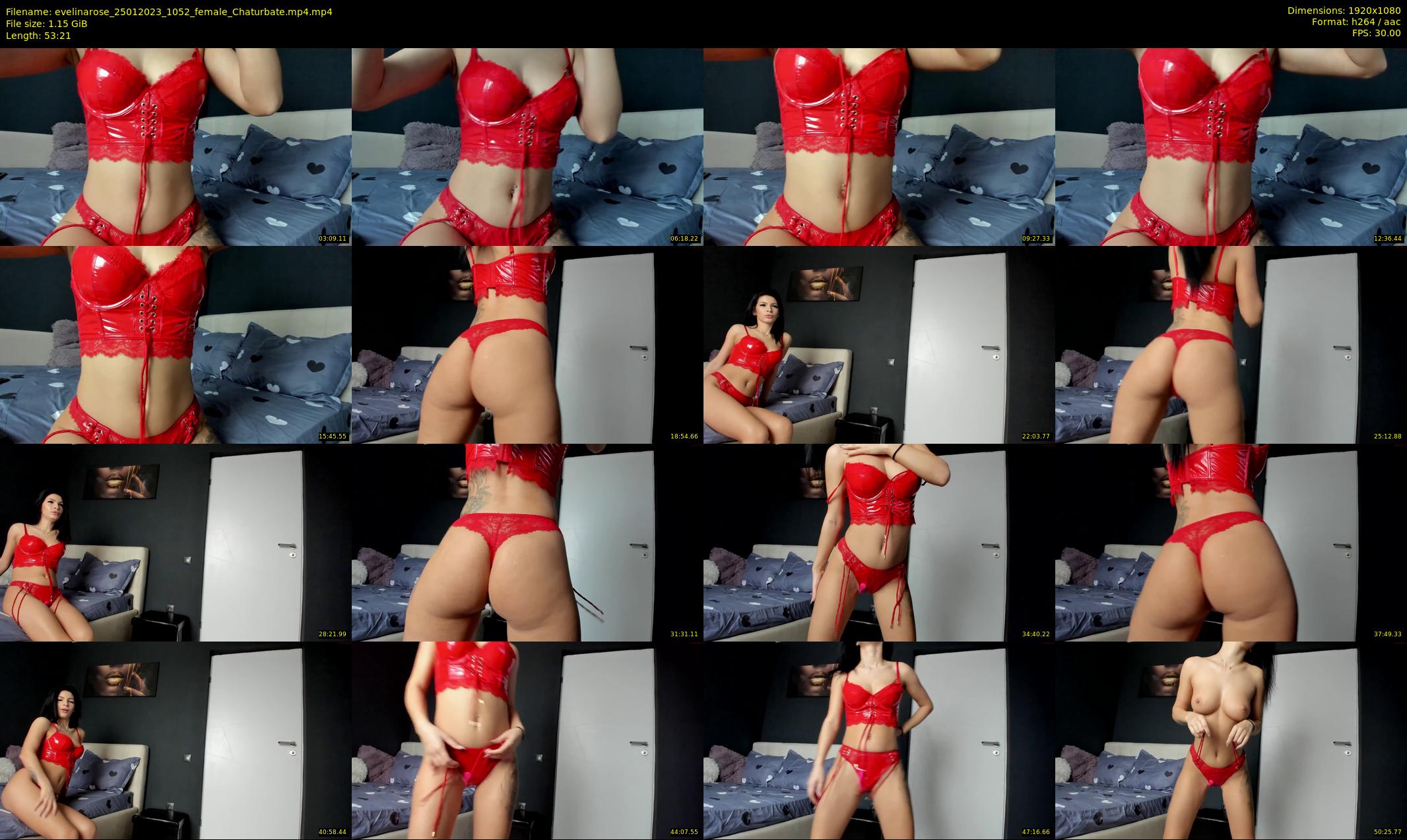 evelinarose — 54 minute Chaturbate female cam show recording, 1080p, Jan 25, 2023
