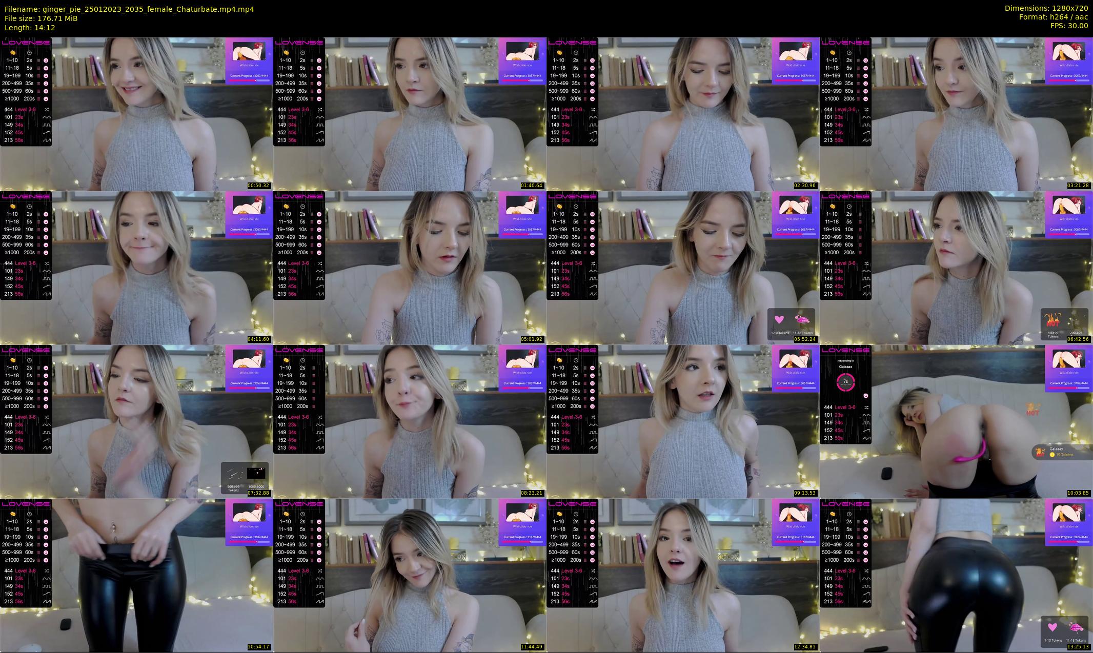 ginger_pie — 15 minute Chaturbate female cam show recording, 720p, Jan 25, 2023