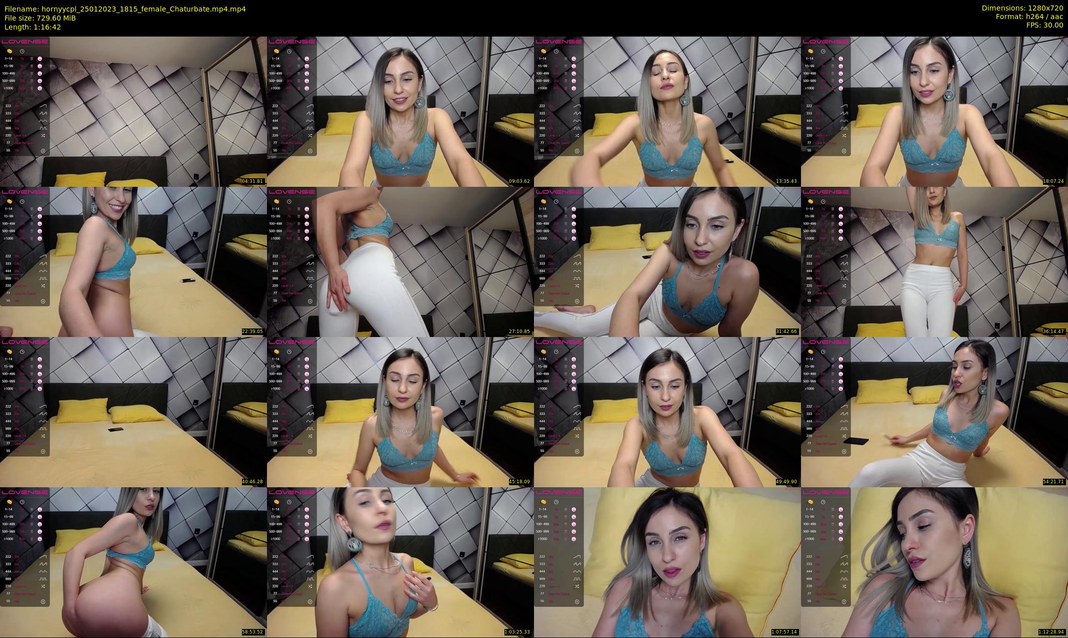 hornyycpl — 77 minute Chaturbate couple cam show recording, 720p, Jan 25, 2023