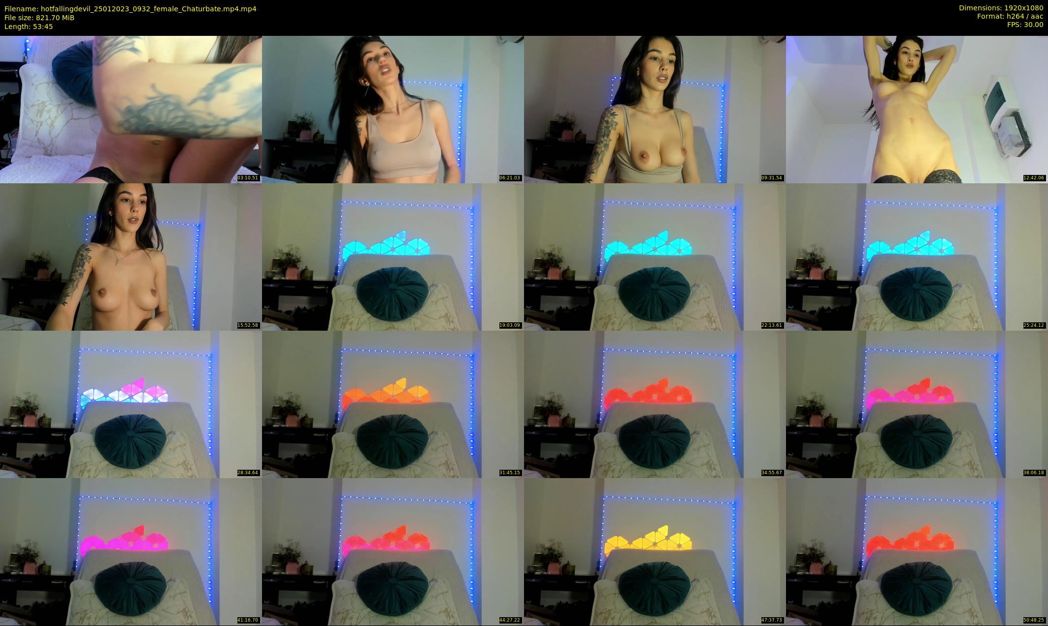 hotfallingdevil — 54 minute Chaturbate female cam show recording, 1080p, Jan 25, 2023