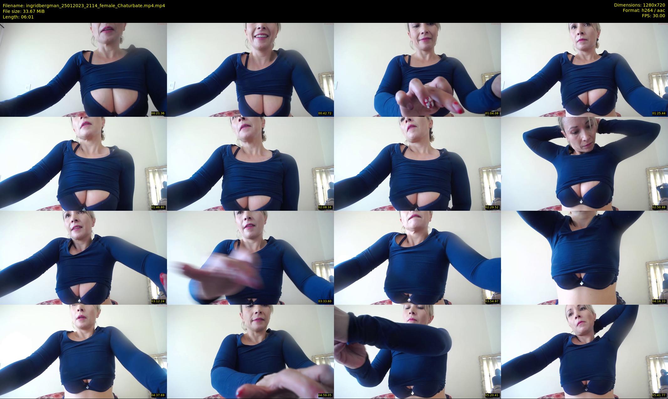 ingridbergman — 7 minute Chaturbate female cam show recording, 720p, Jan 25, 2023