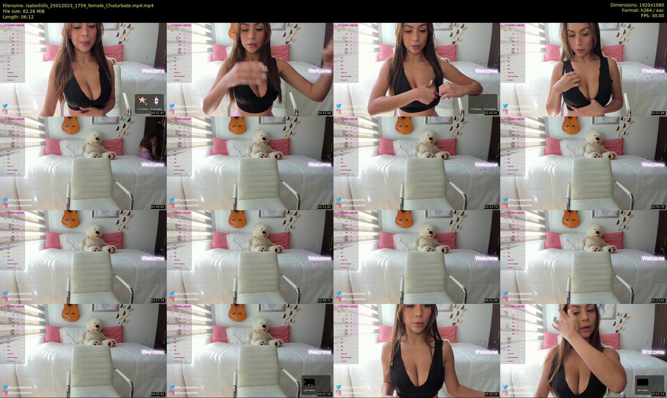isabelhills — 7 minute Chaturbate female cam show recording, 1080p, Jan 25, 2023